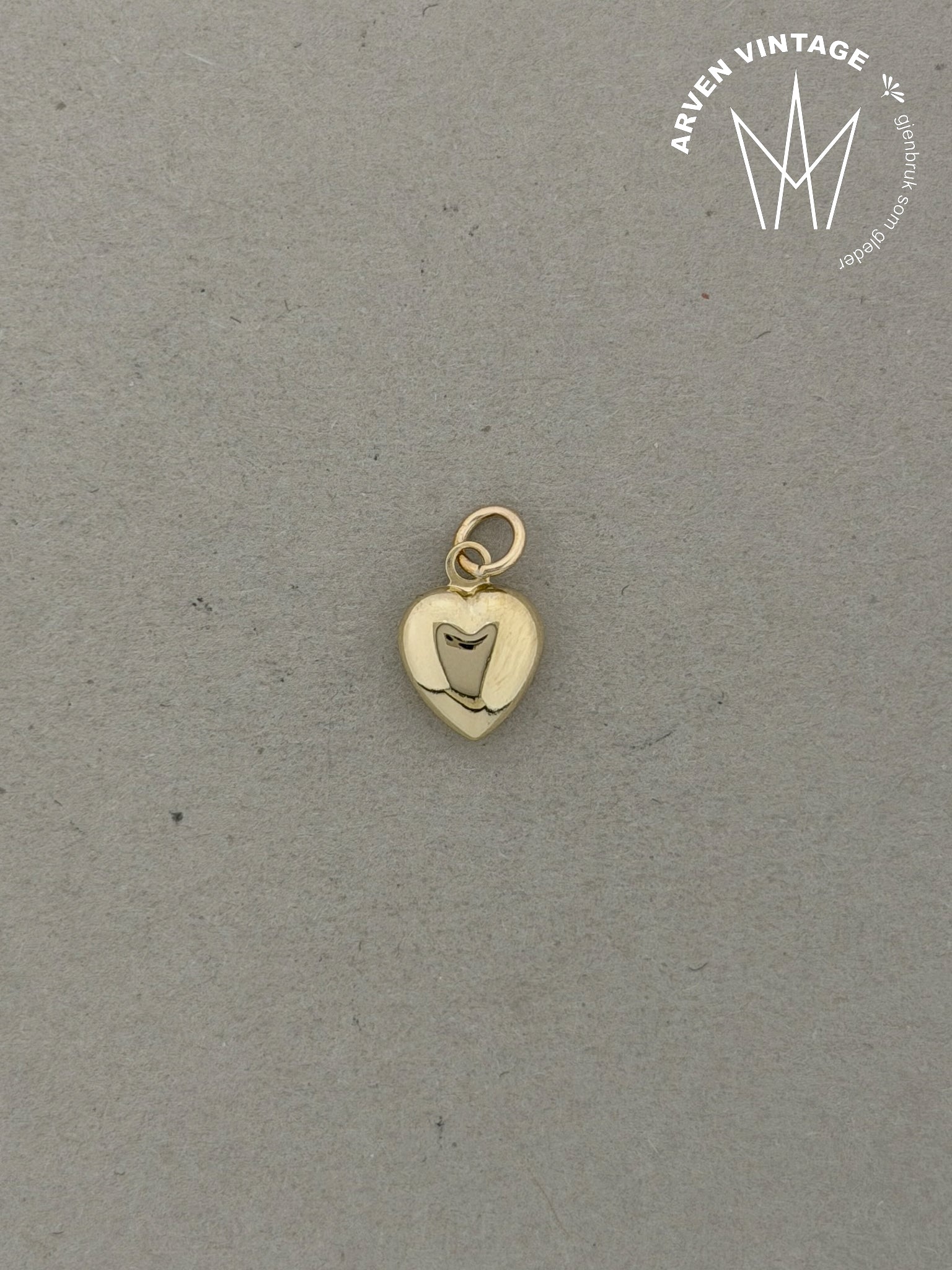 Vintage anheng gult gull