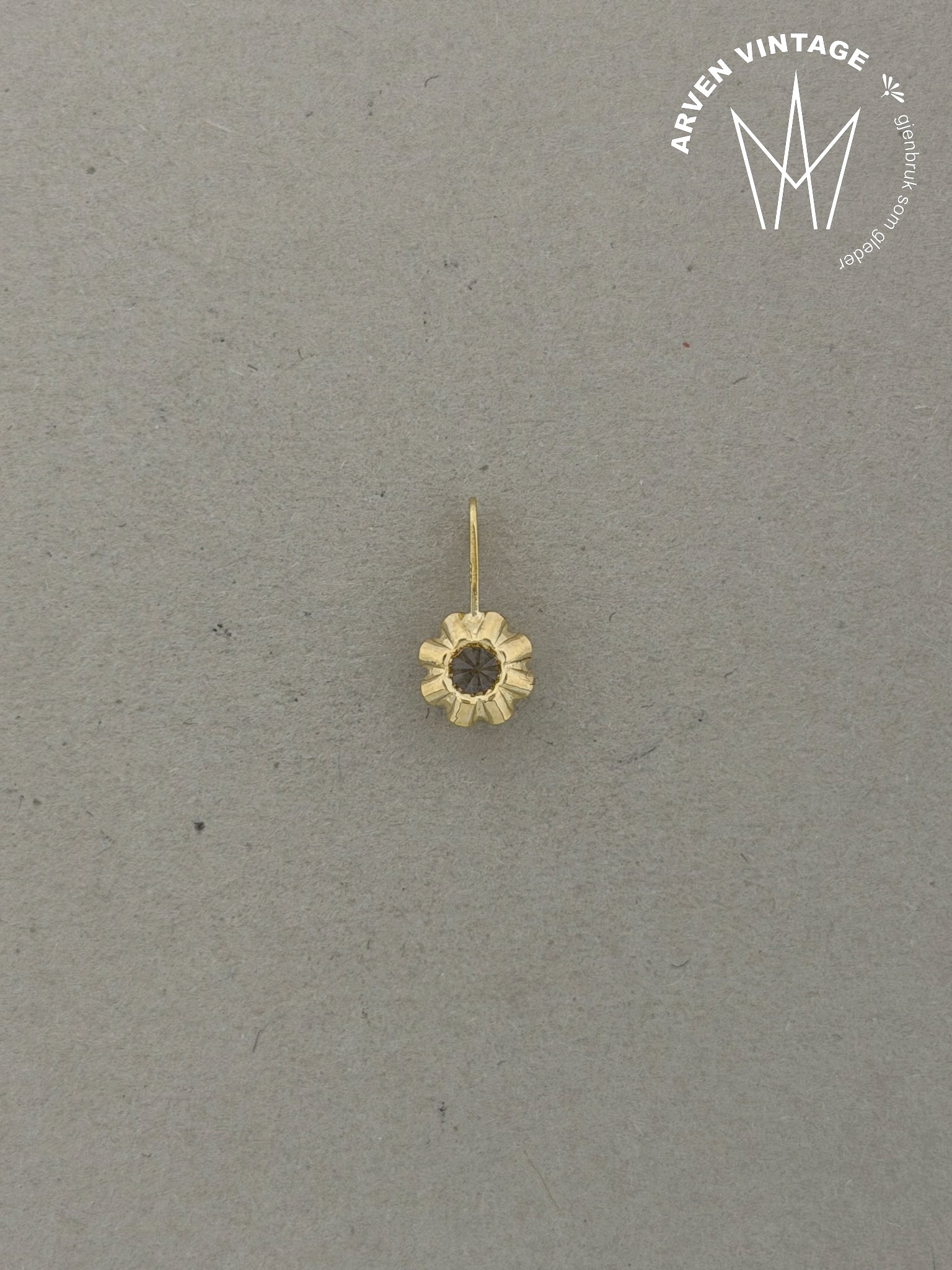 Vintage anheng gult gull