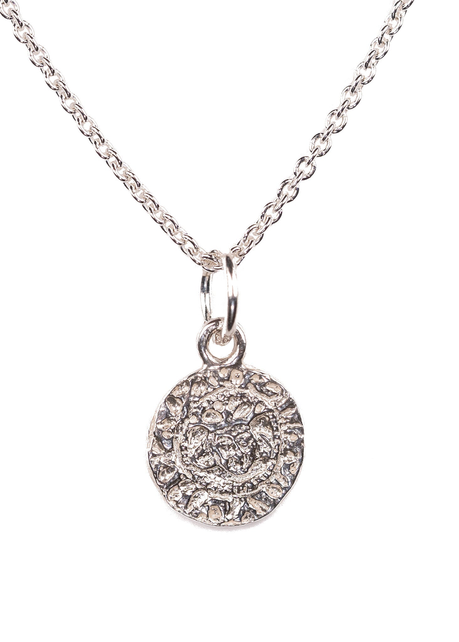 Quarterpenny necklace in silver