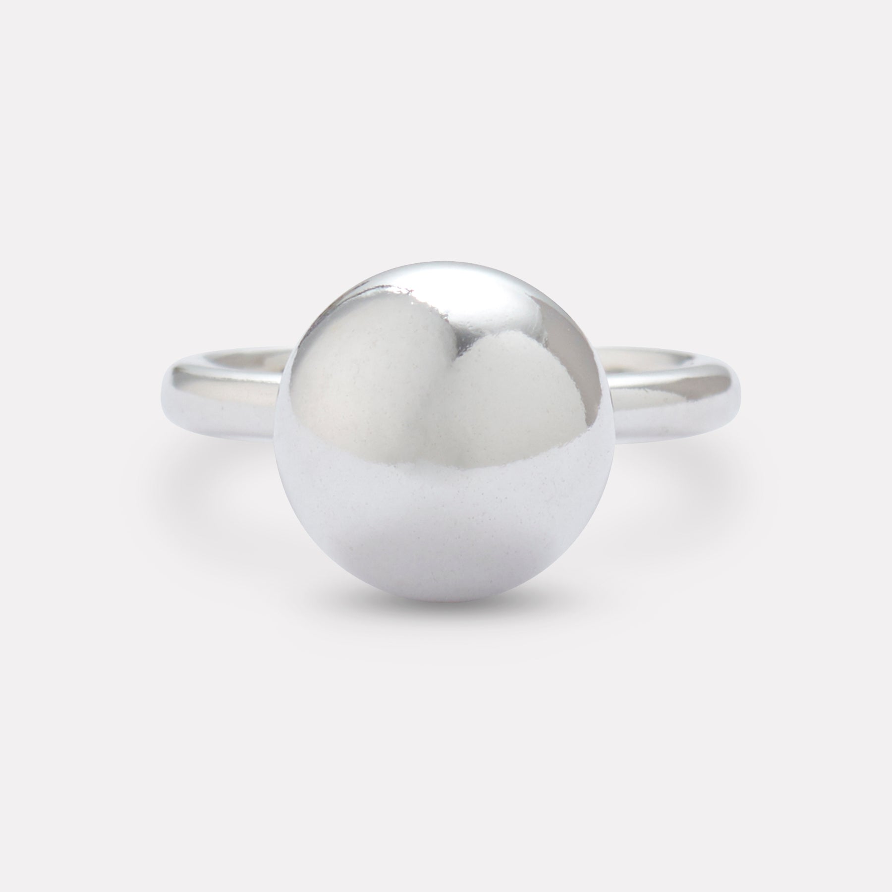 Globe ring i sølv