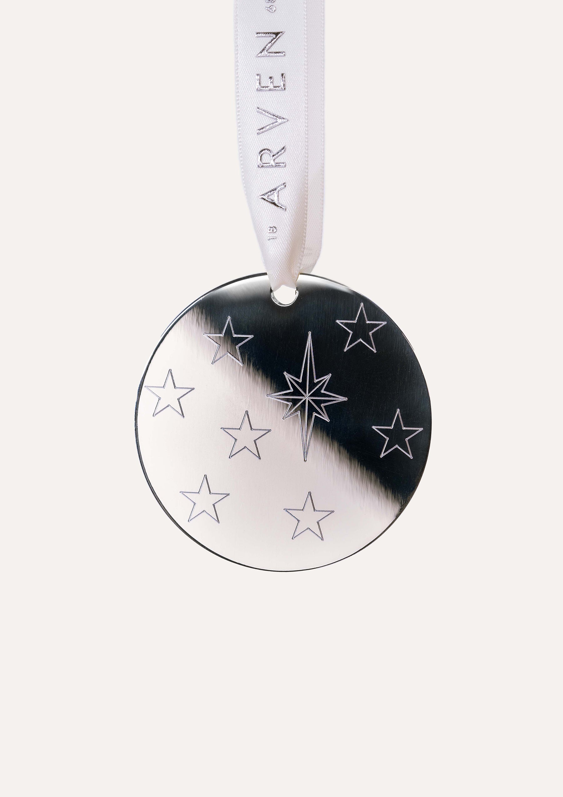 Shooting star silver plated 6.3 cm 