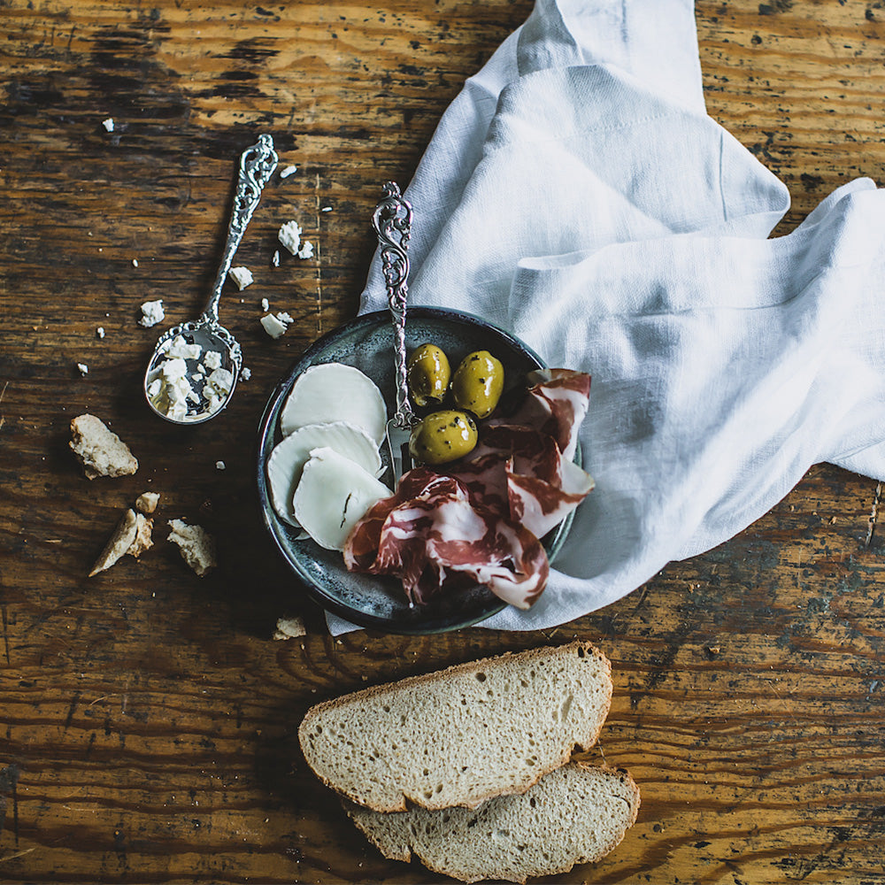 Tapas med sølv-touch