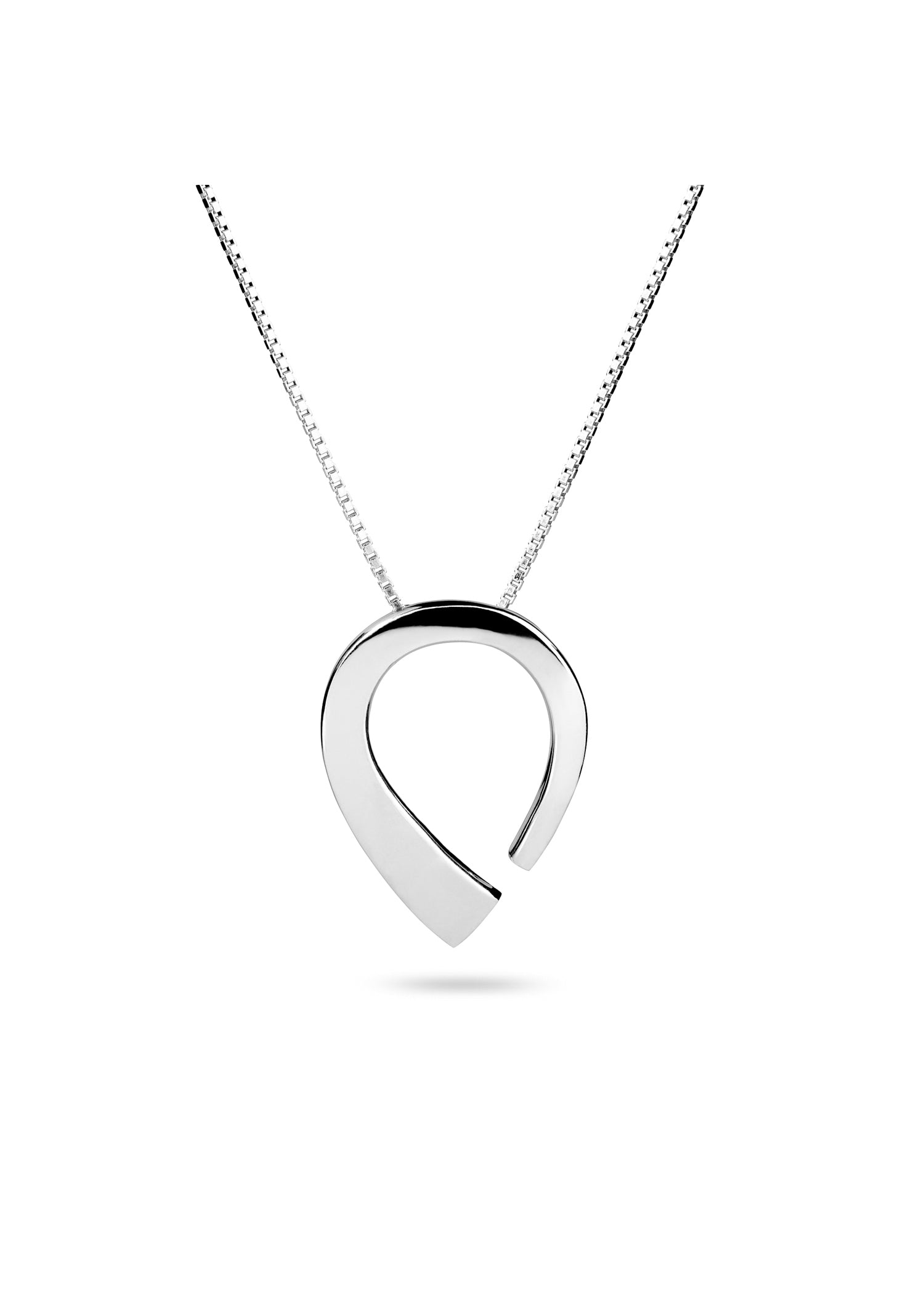 Round Pendant Silver Large Pulpit Rock