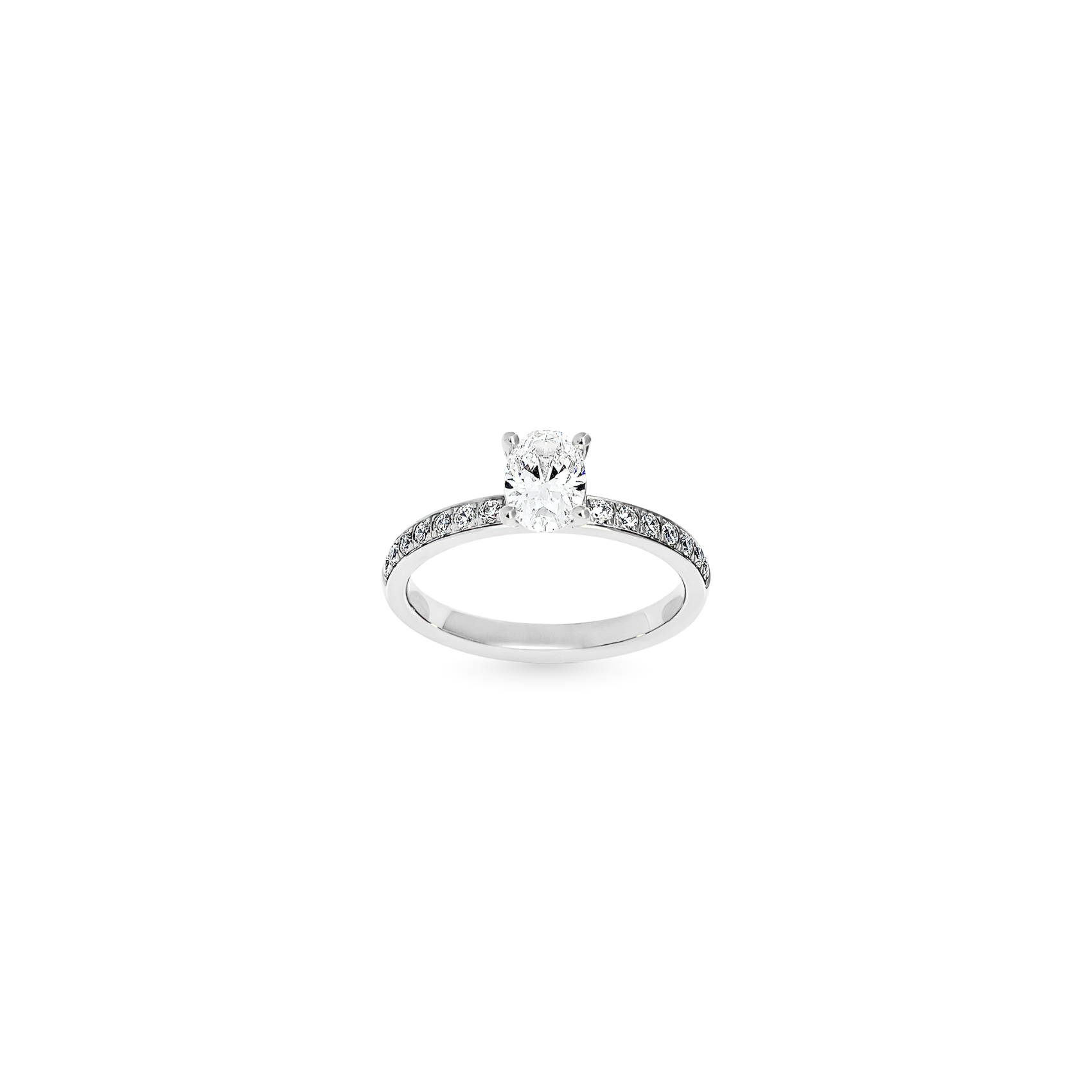 Freya Oval Diamantring
