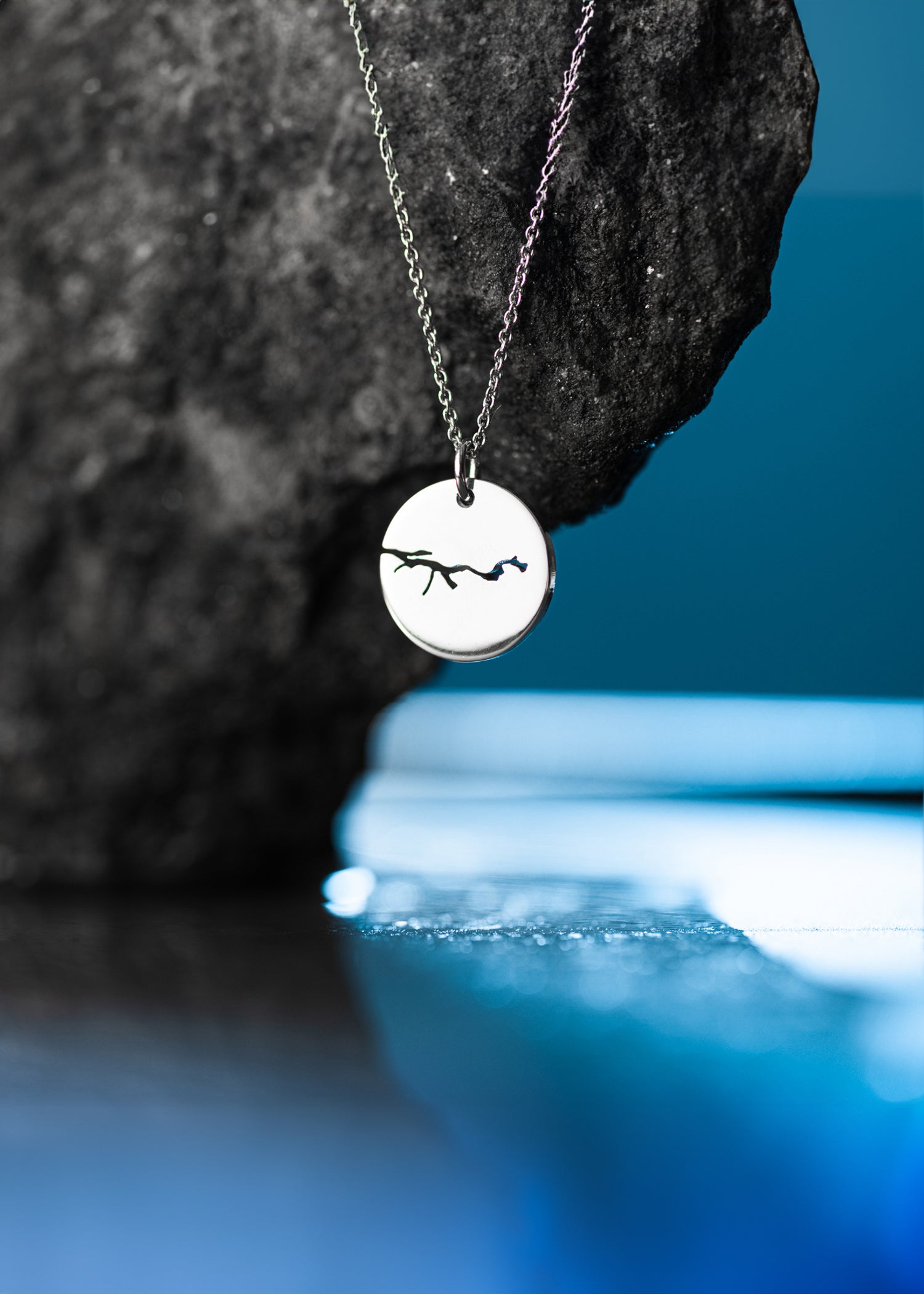 Pendant Silver 16 mm Blank Nordfjord