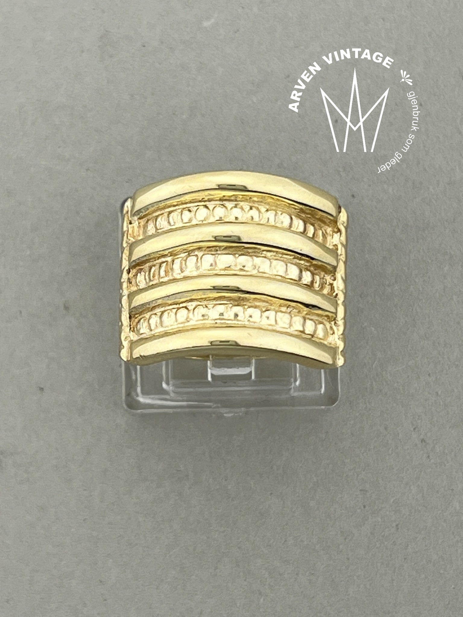 Vintage ring gult gull str53