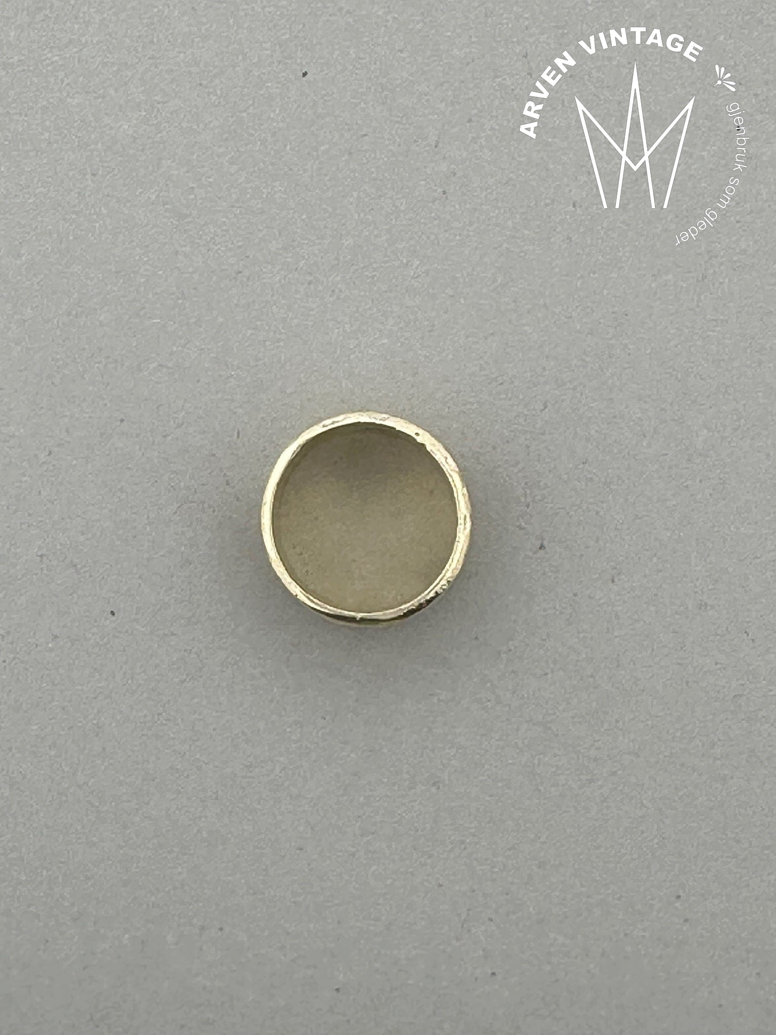 Vintage ring yellow gold size 54