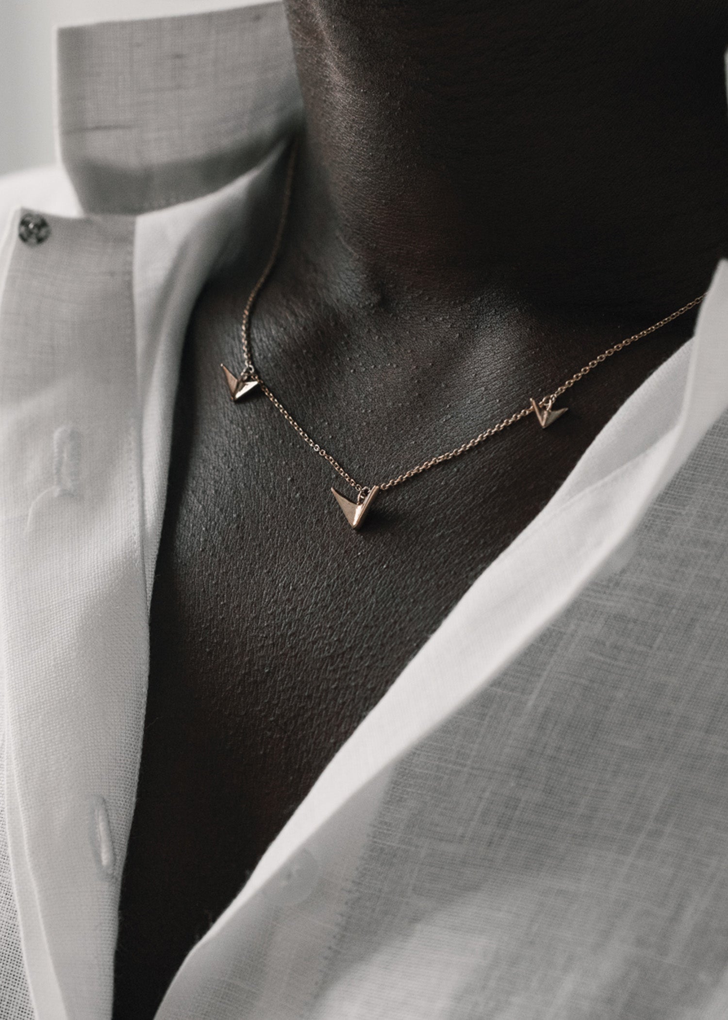 Necklace Gold Flying Birds 