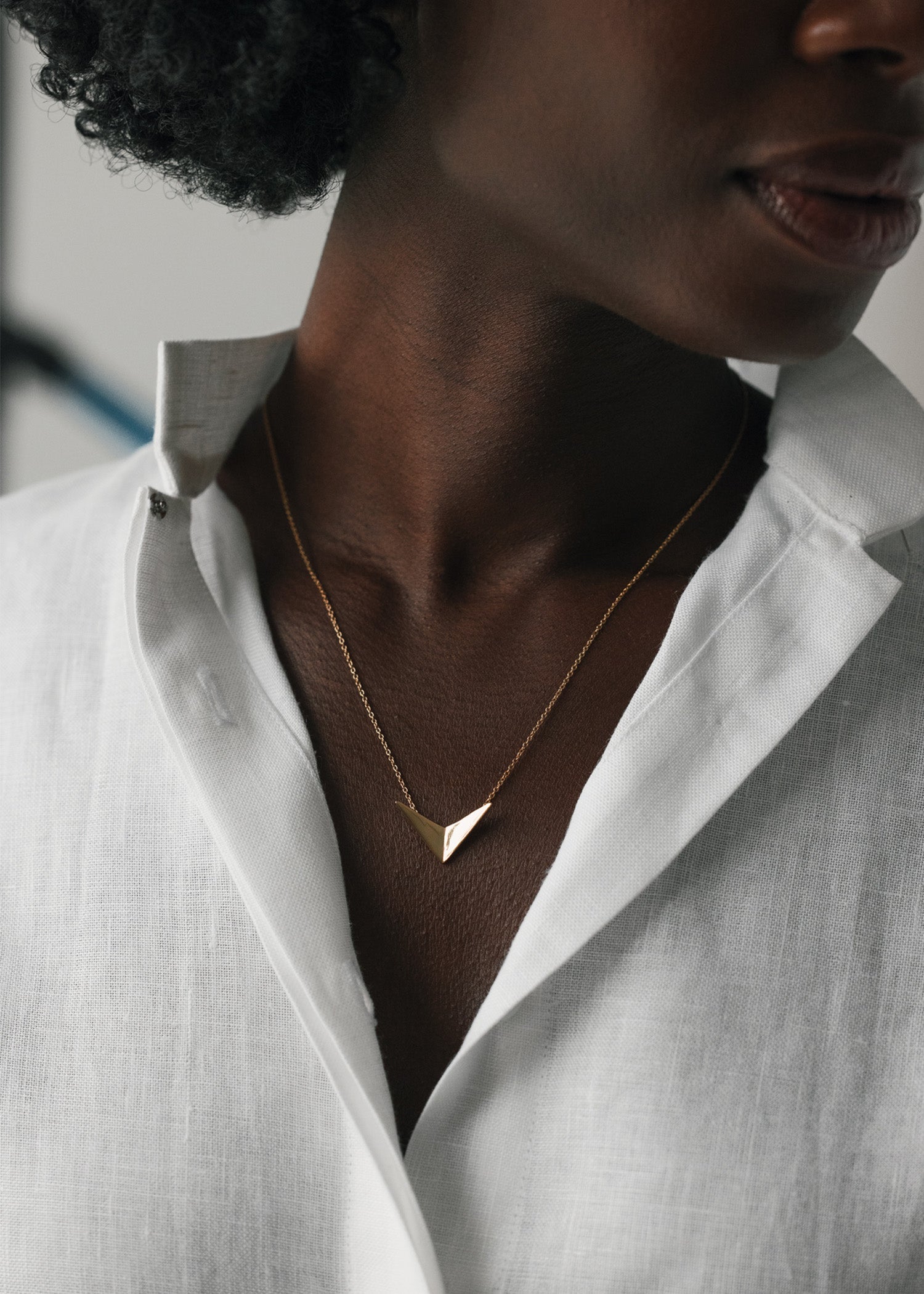 Pendant Large Gold Flying Birds 