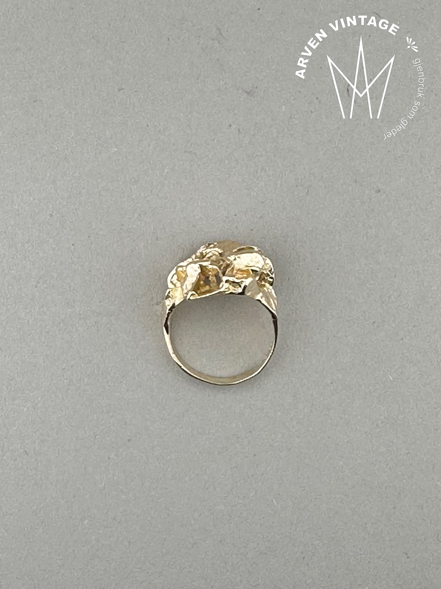 Vintage ring yellow gold size 52