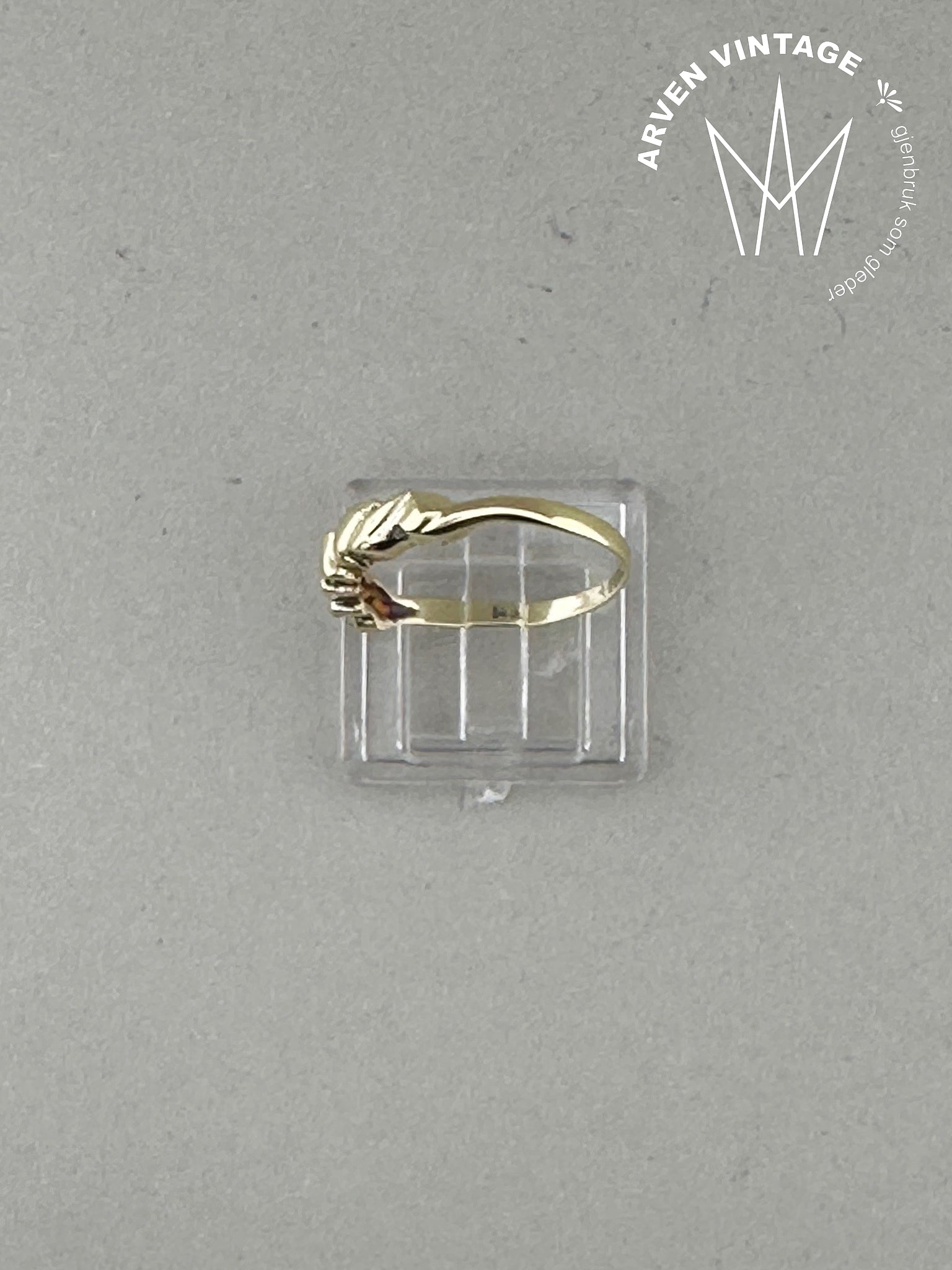 Vintage ring yellow gold size 54