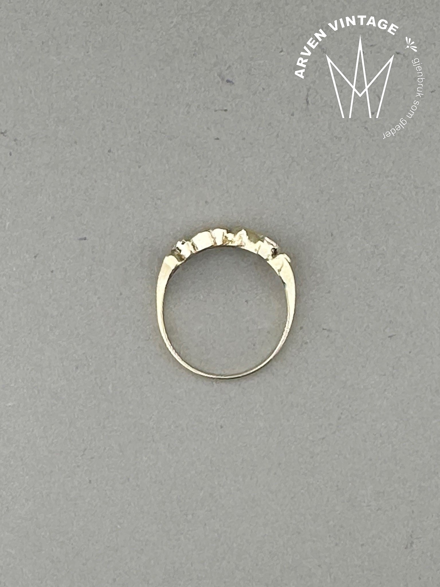 Vintage ring yellow gold size 54