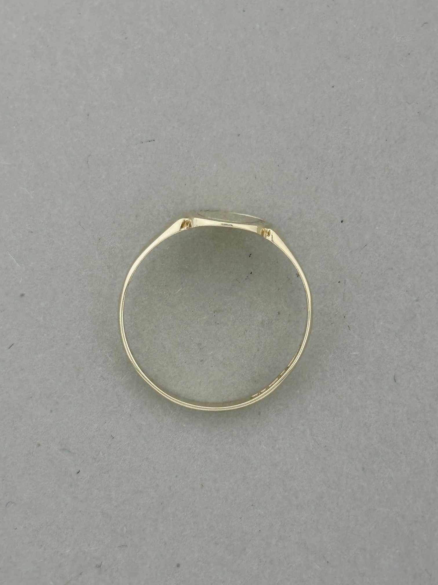 Vintage ring 9K gult gull str 56