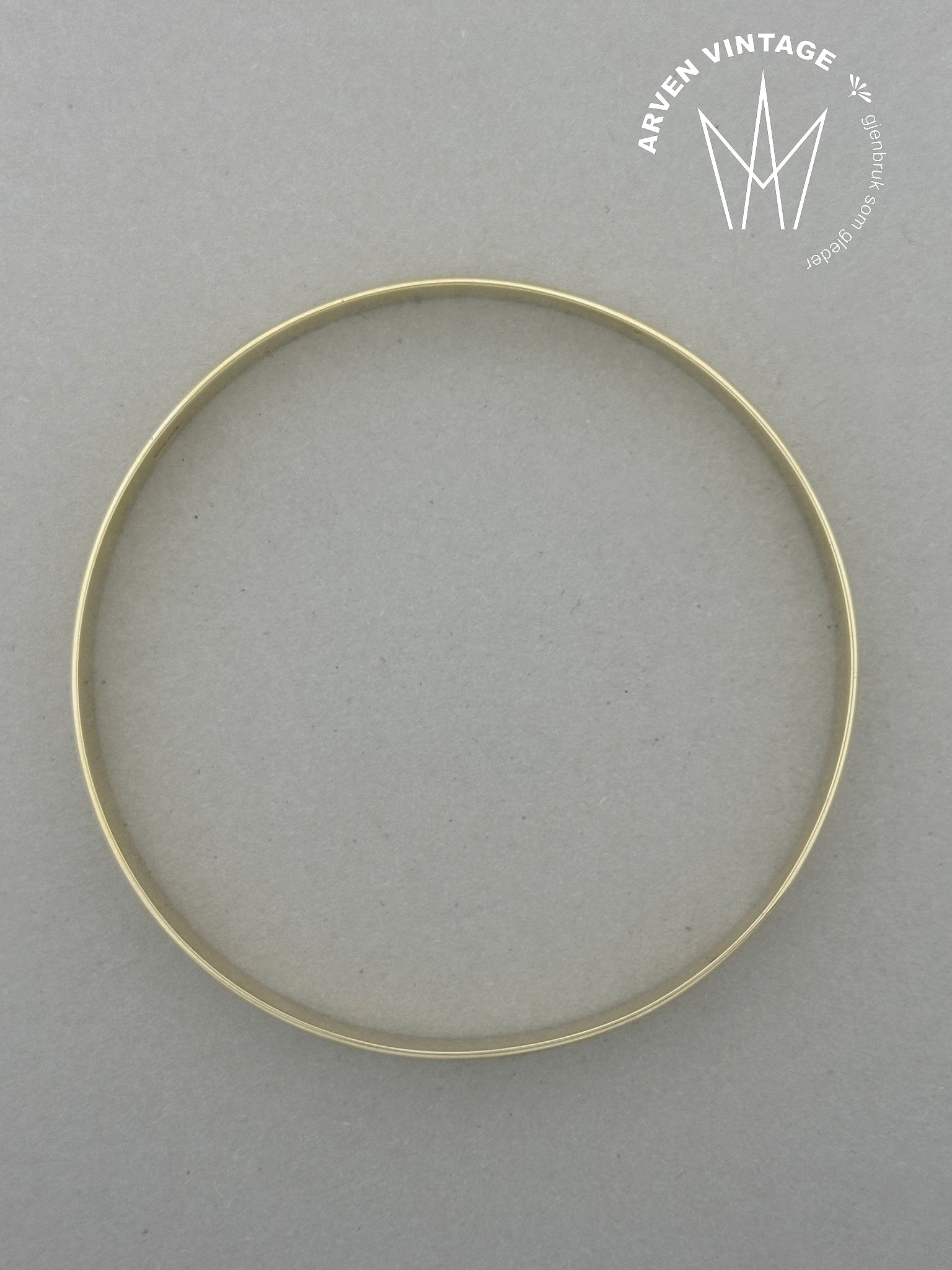 Vintage gull armring 20cm