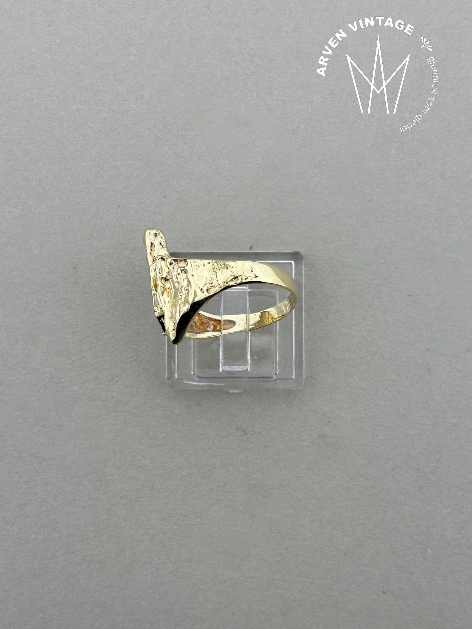 Vintage ring gult gull str54
