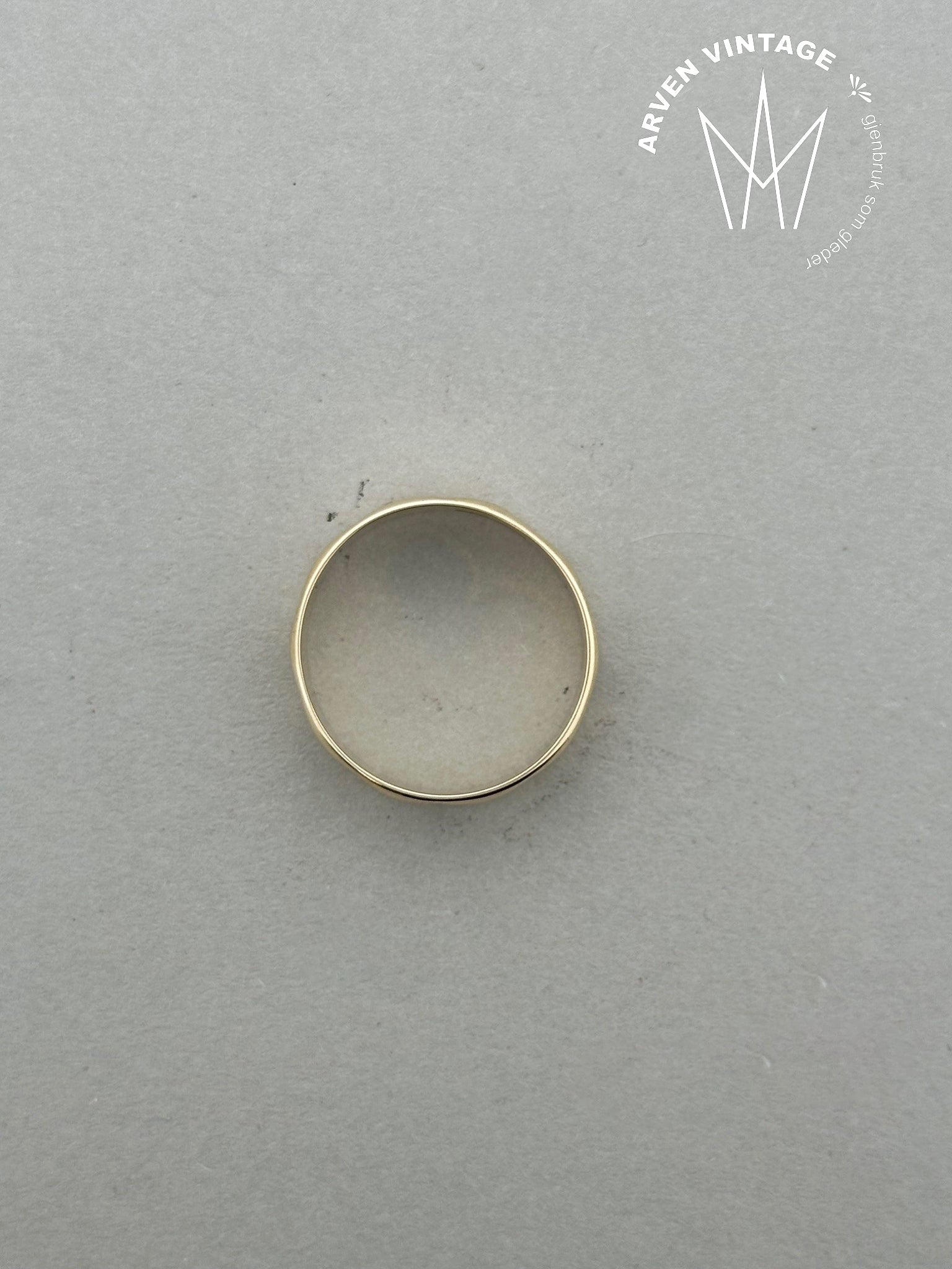 Vintage ring gult gull str62