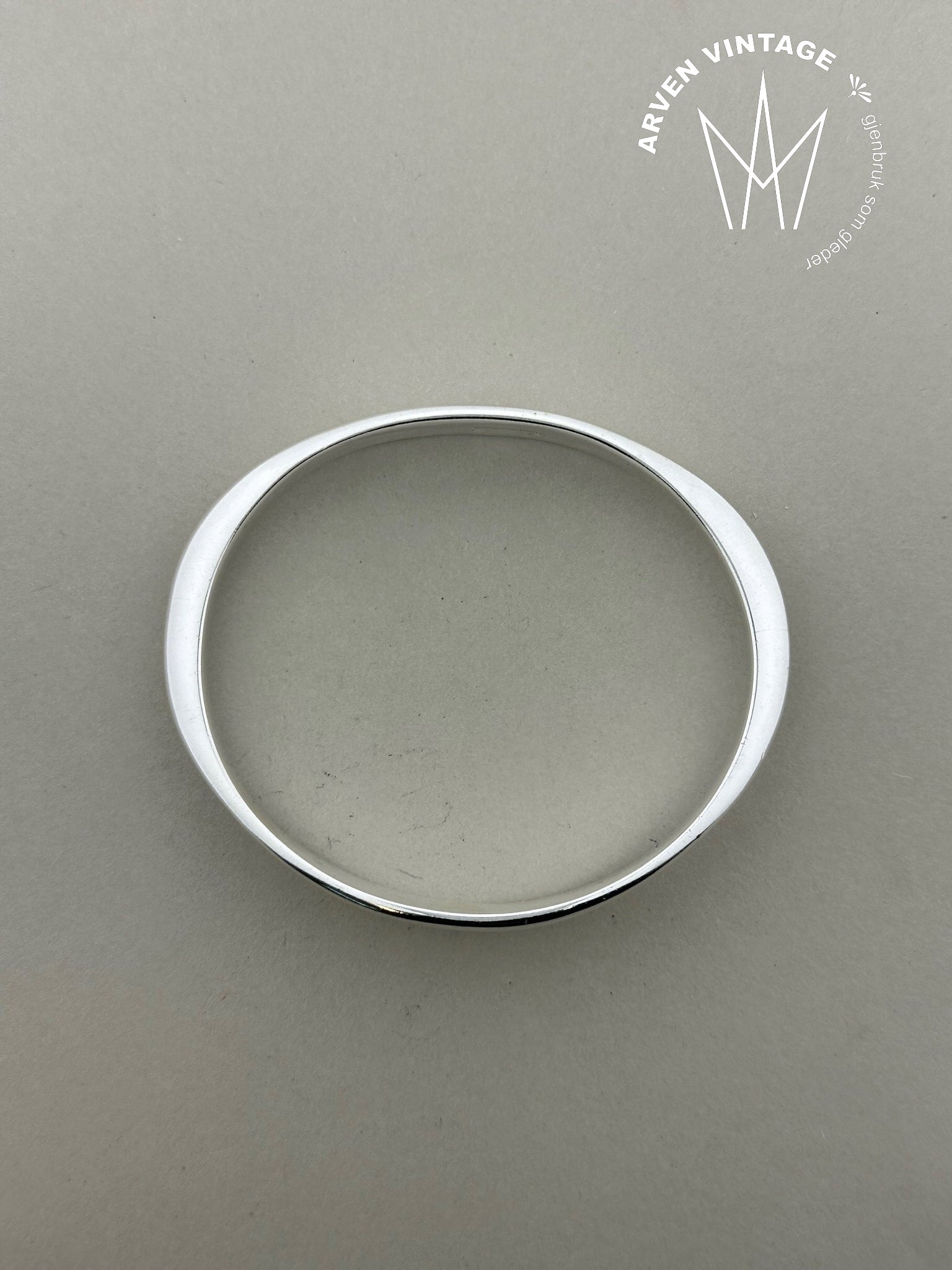 Vintage D-A sølv armring
