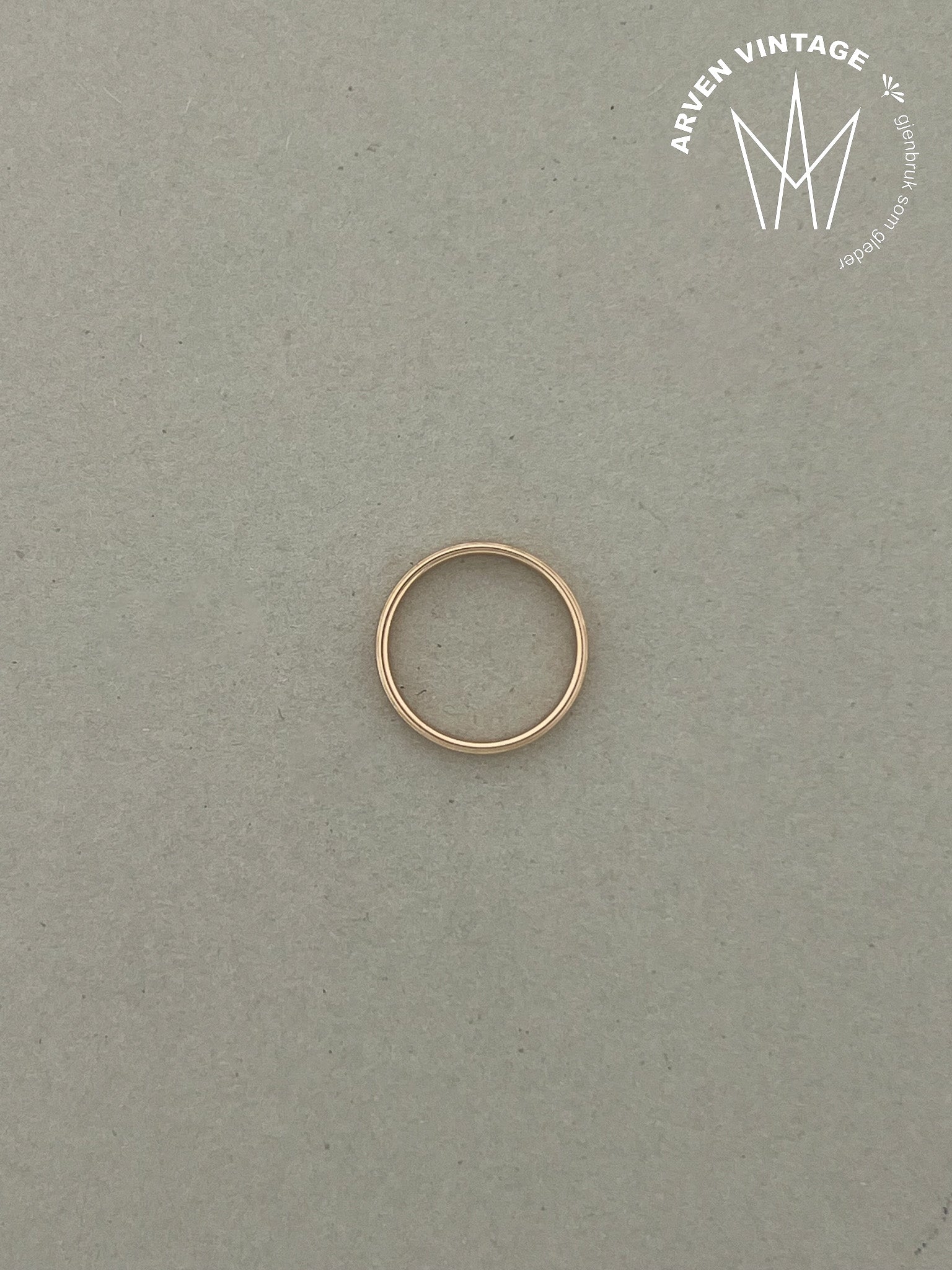 Vintage ring rose gull str 48