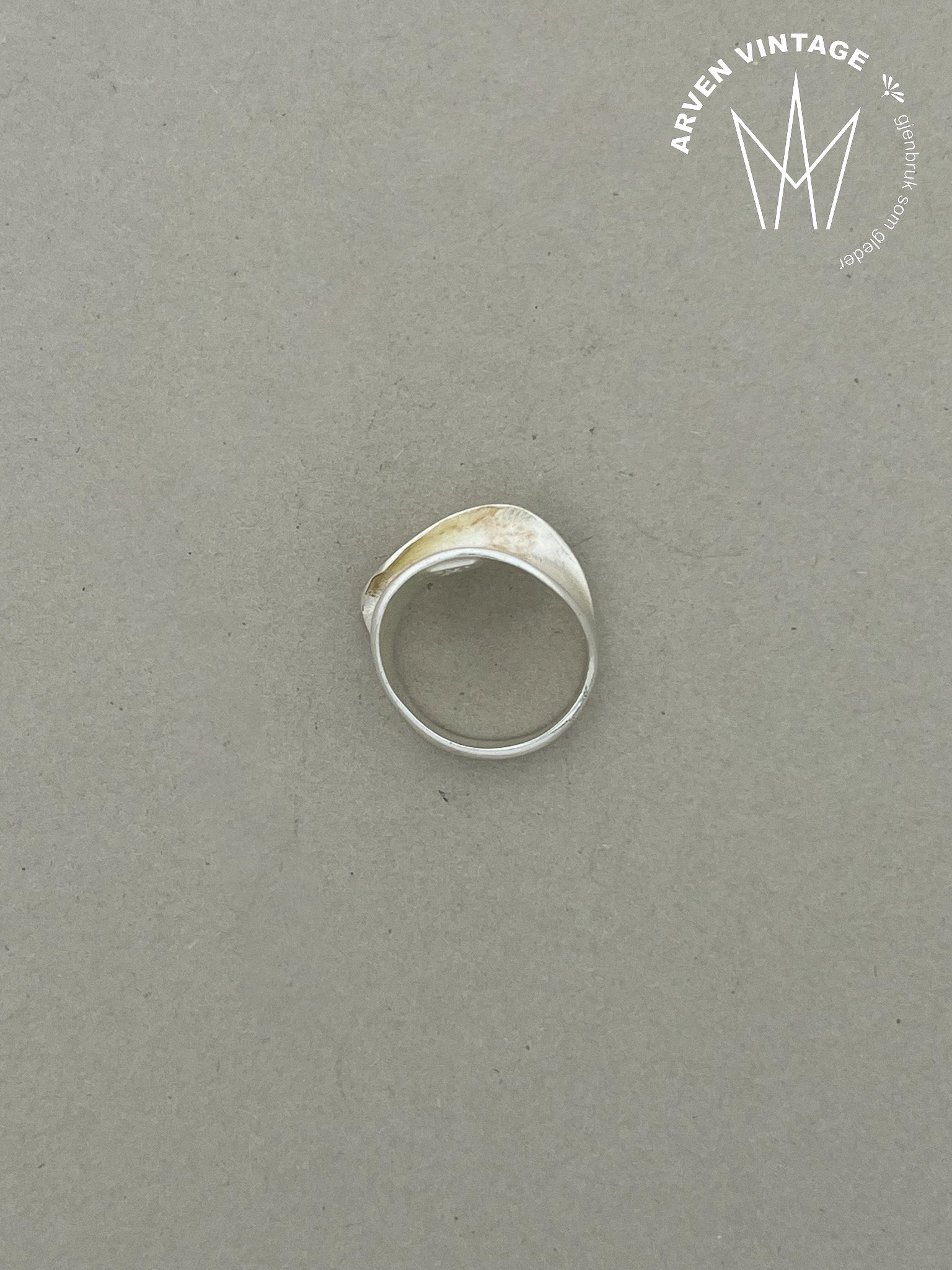 Vintage Sylvsmidja ring str 50