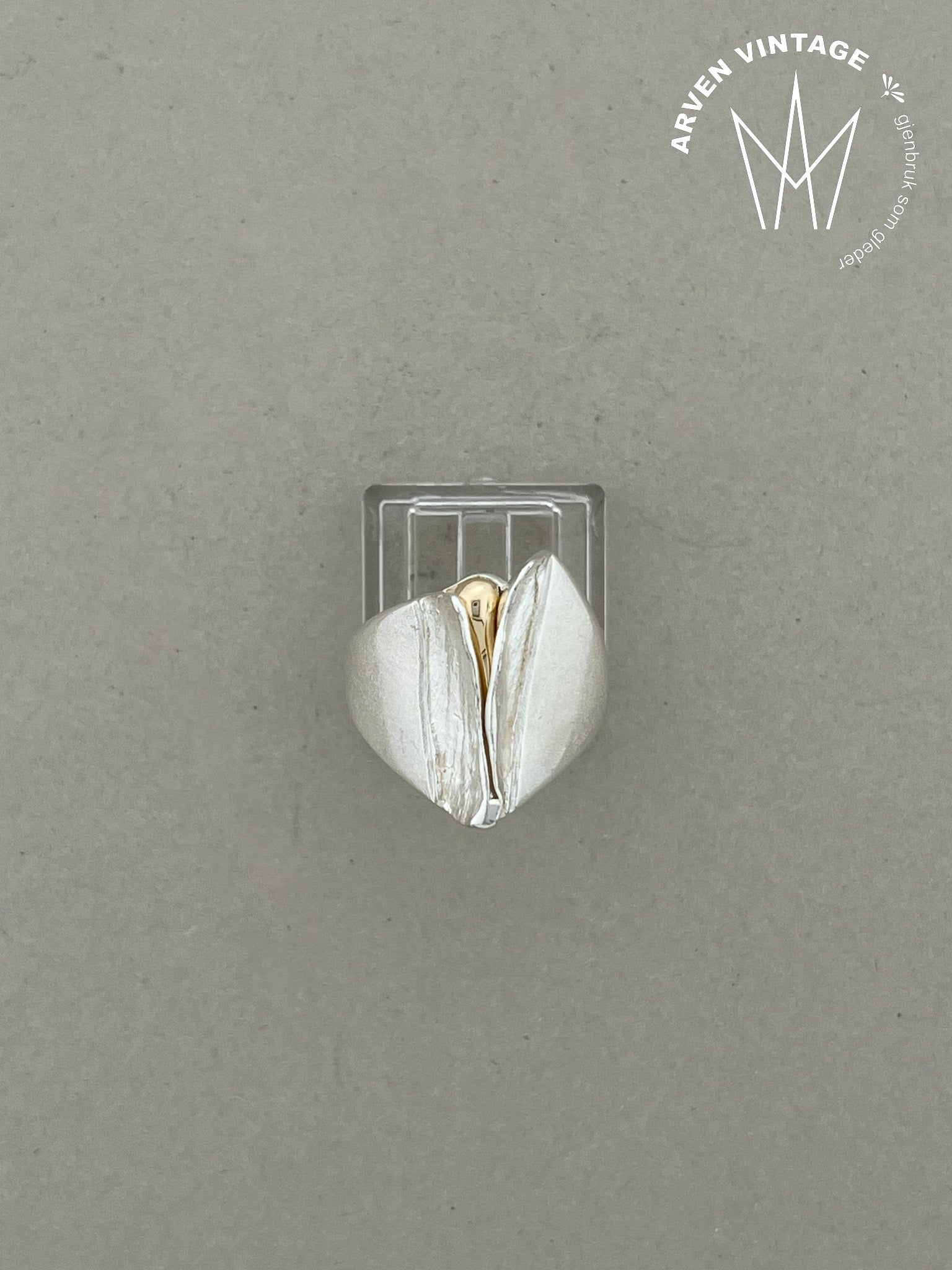 Vintage Sylvsmidja ring str 56