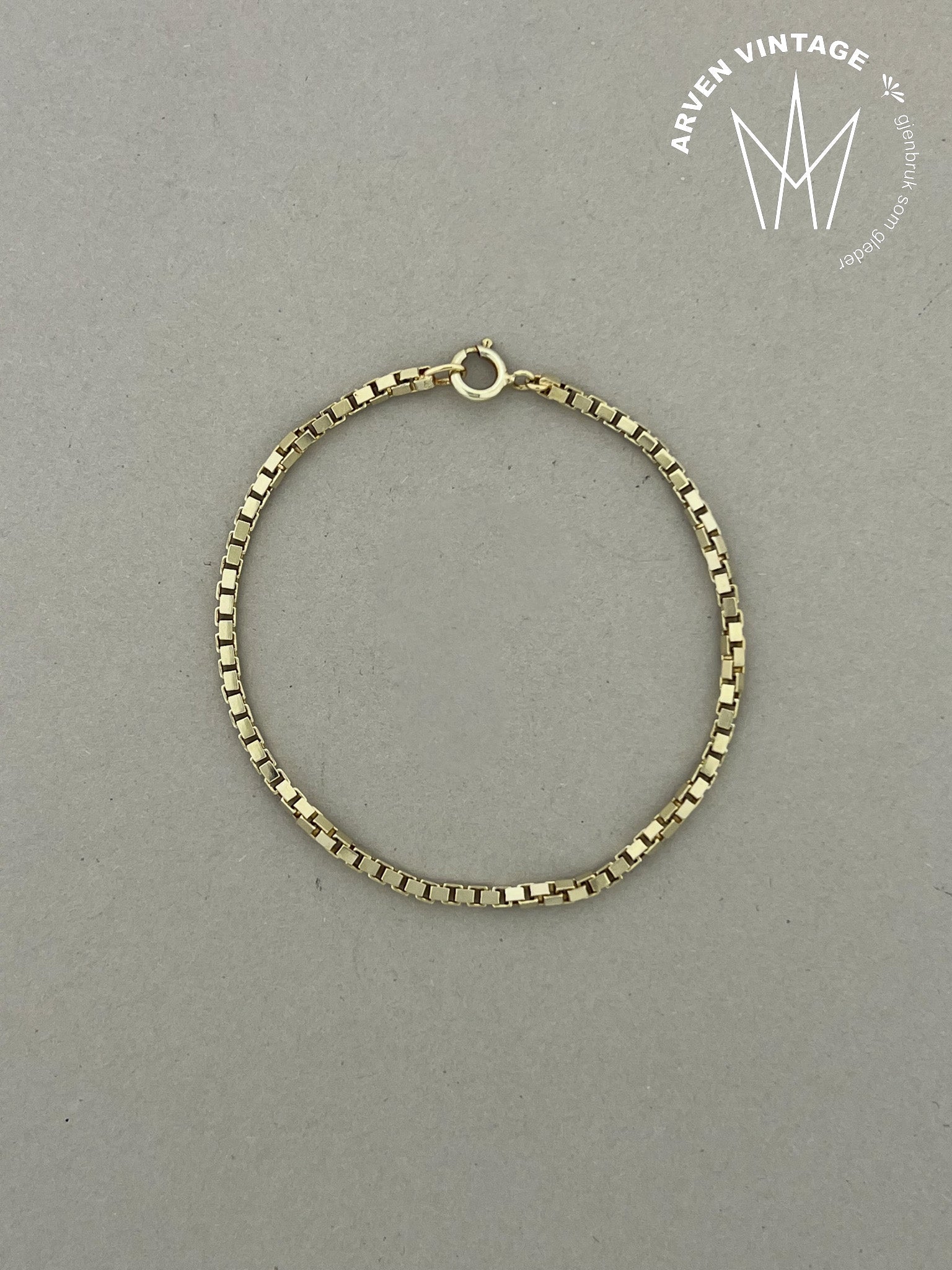 Vintage Veneziansk gull armbånd