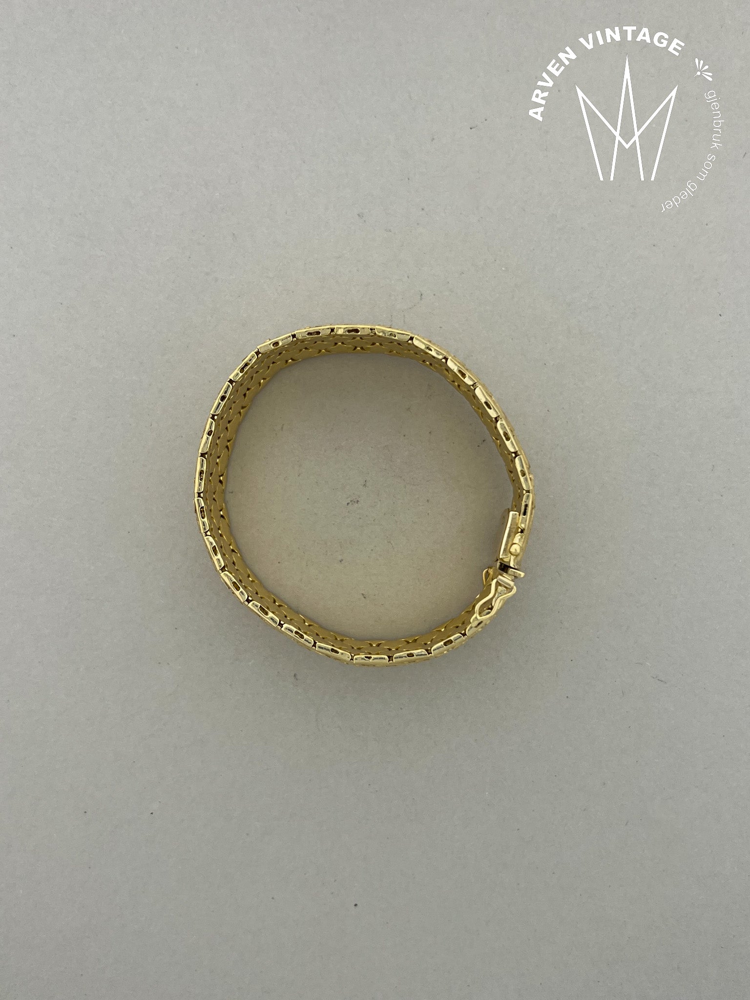 Vintage armpynt 18K gull