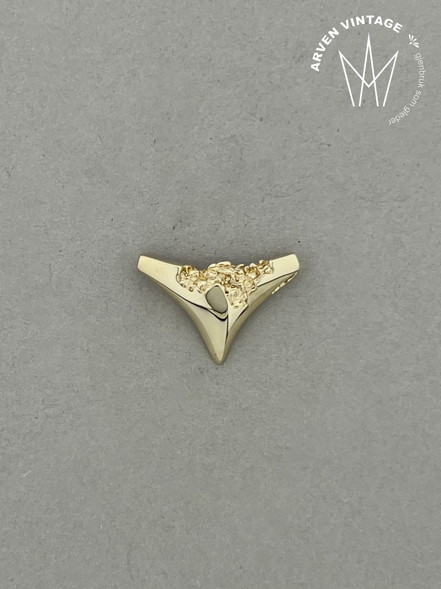 Vintage anheng gult gull