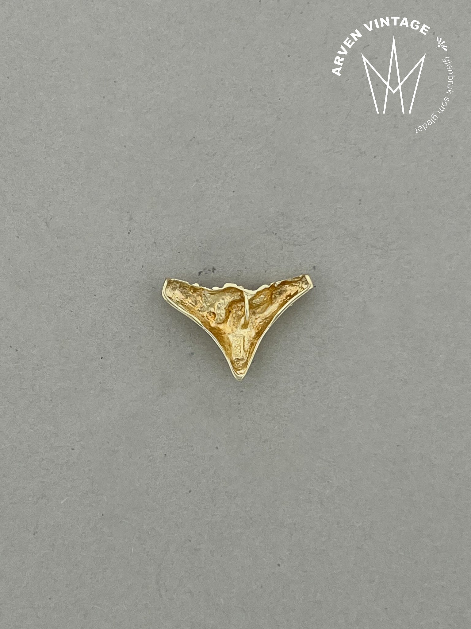 Vintage anheng gult gull