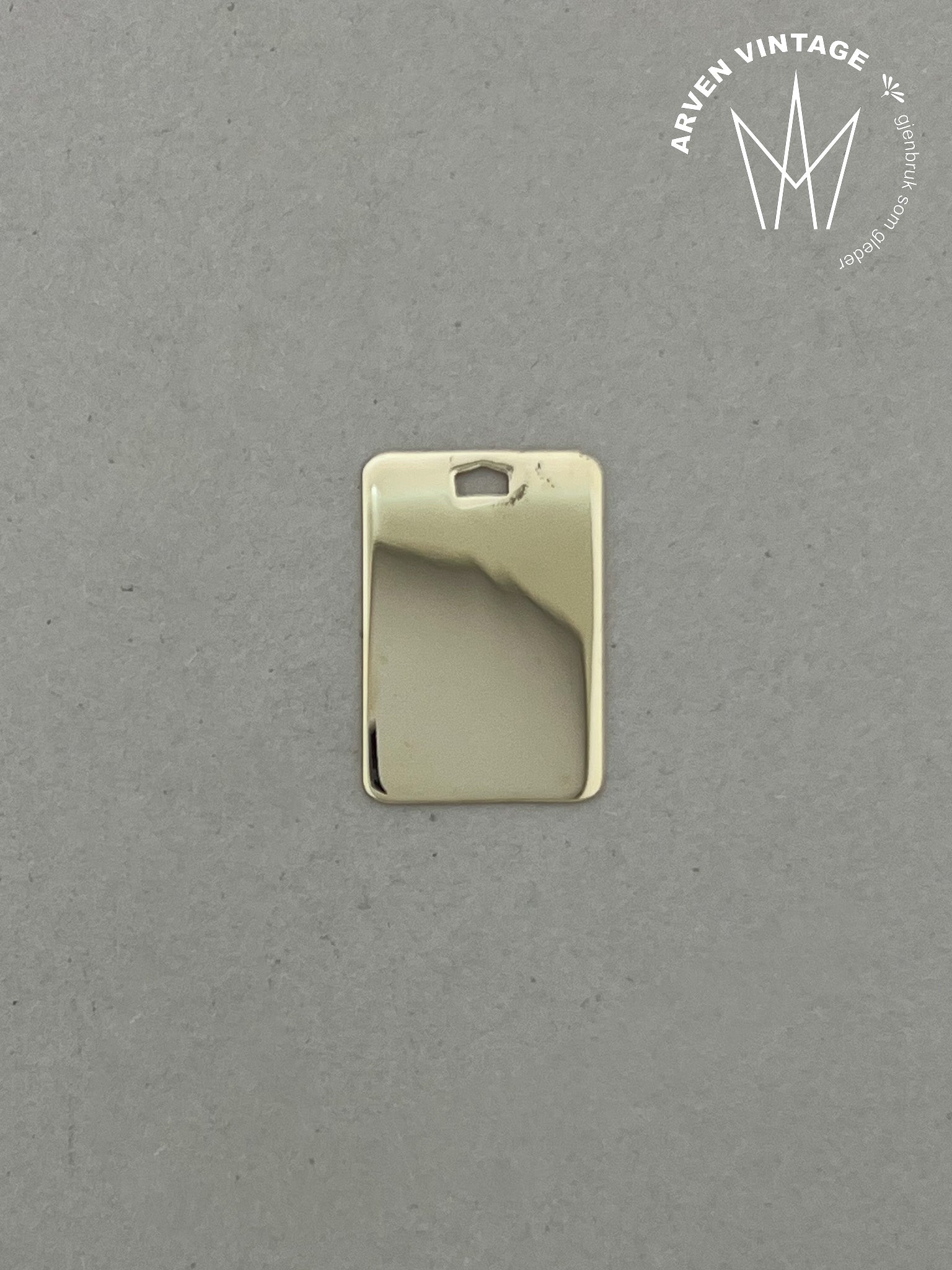 Vintage anheng gult gull