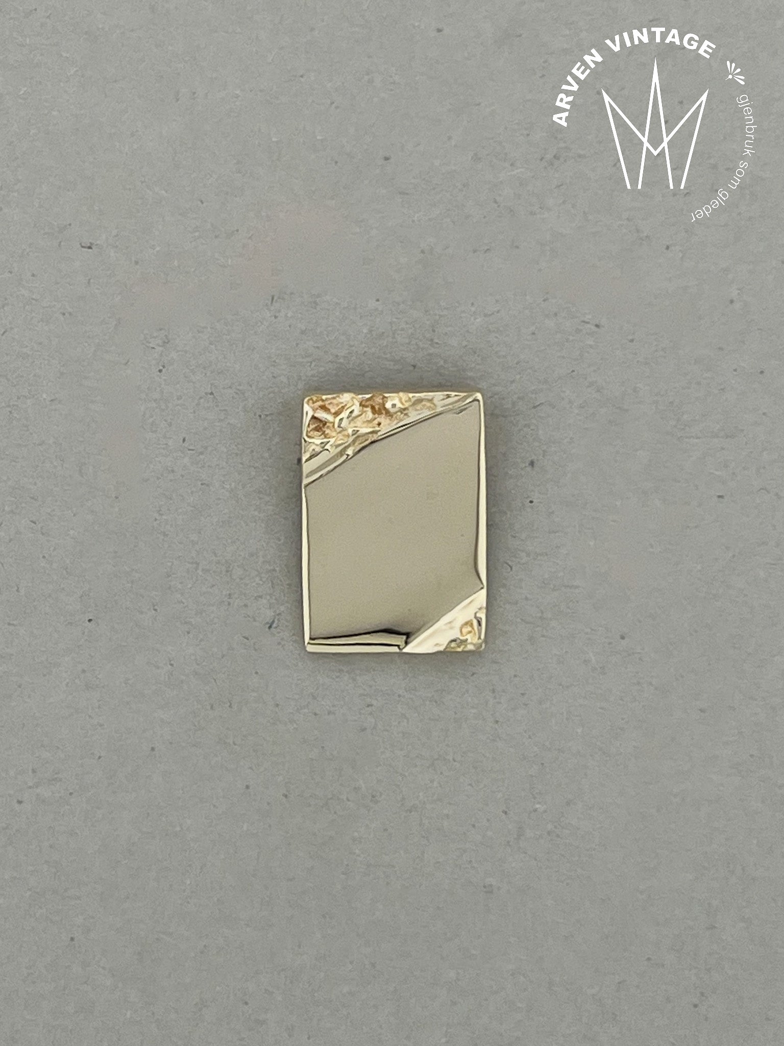 Vintage anheng gult gull