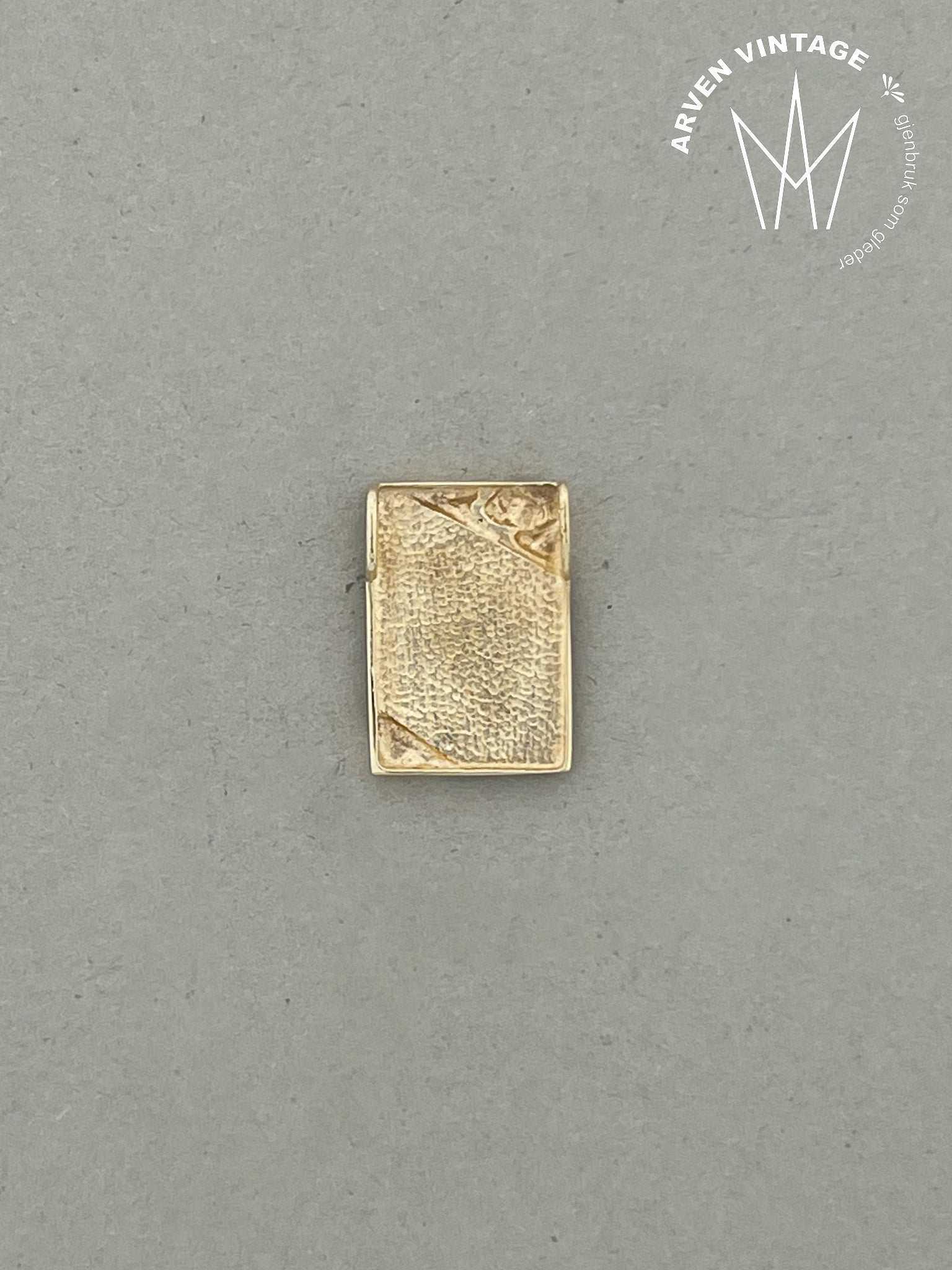 Vintage anheng gult gull