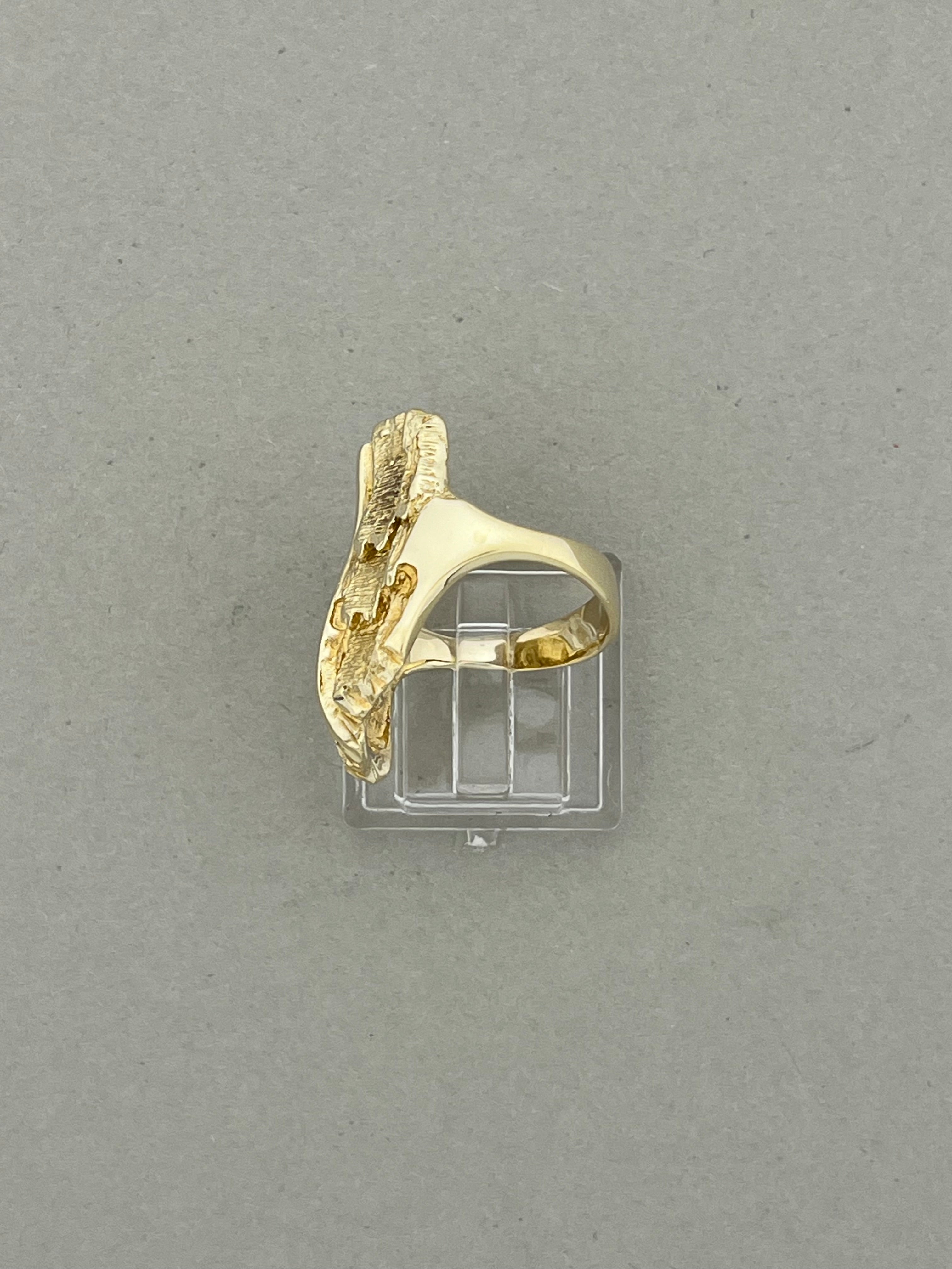 Vintage GAIA ring gult gull 53