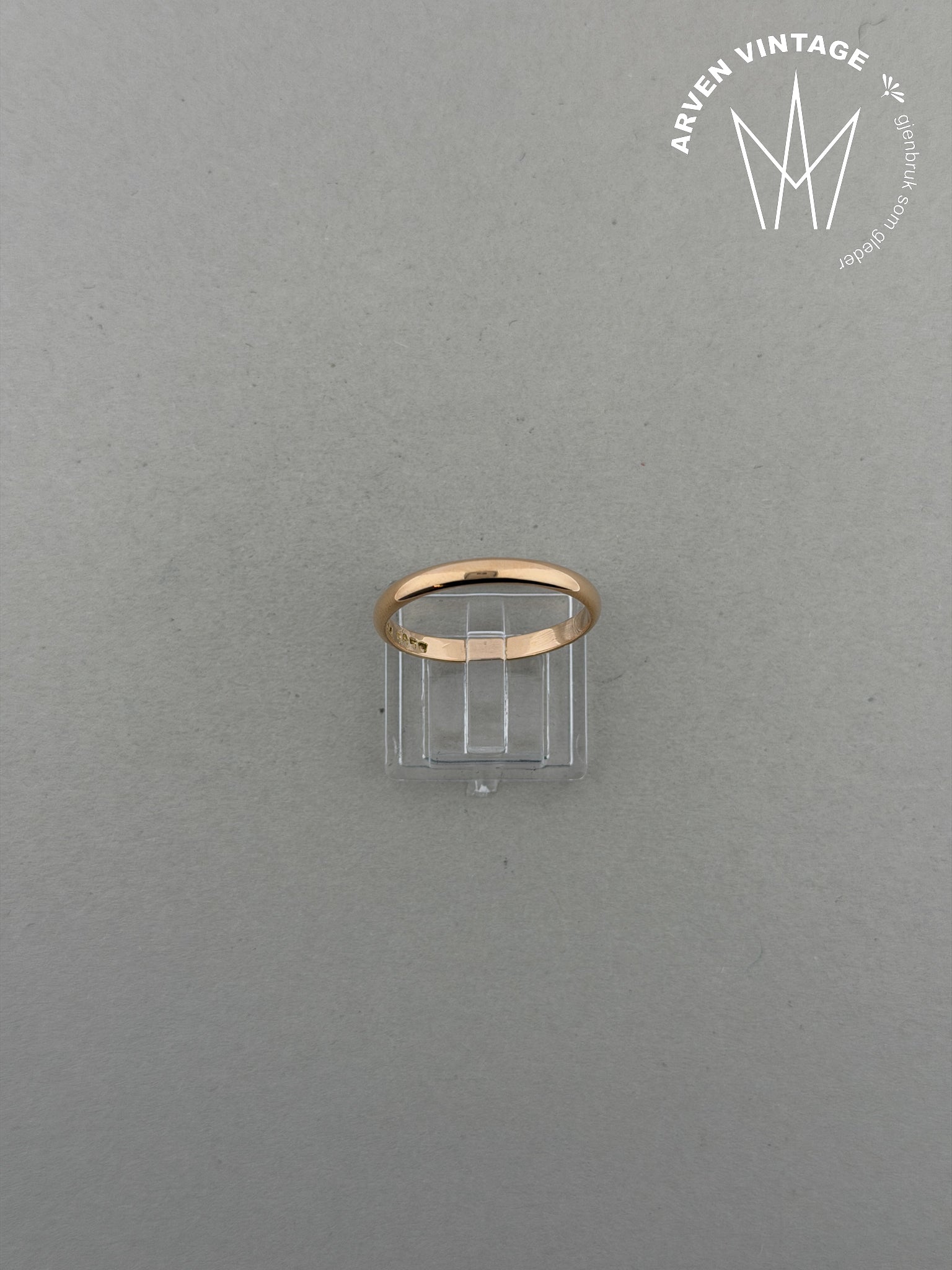 Vintage glatt ring str 64