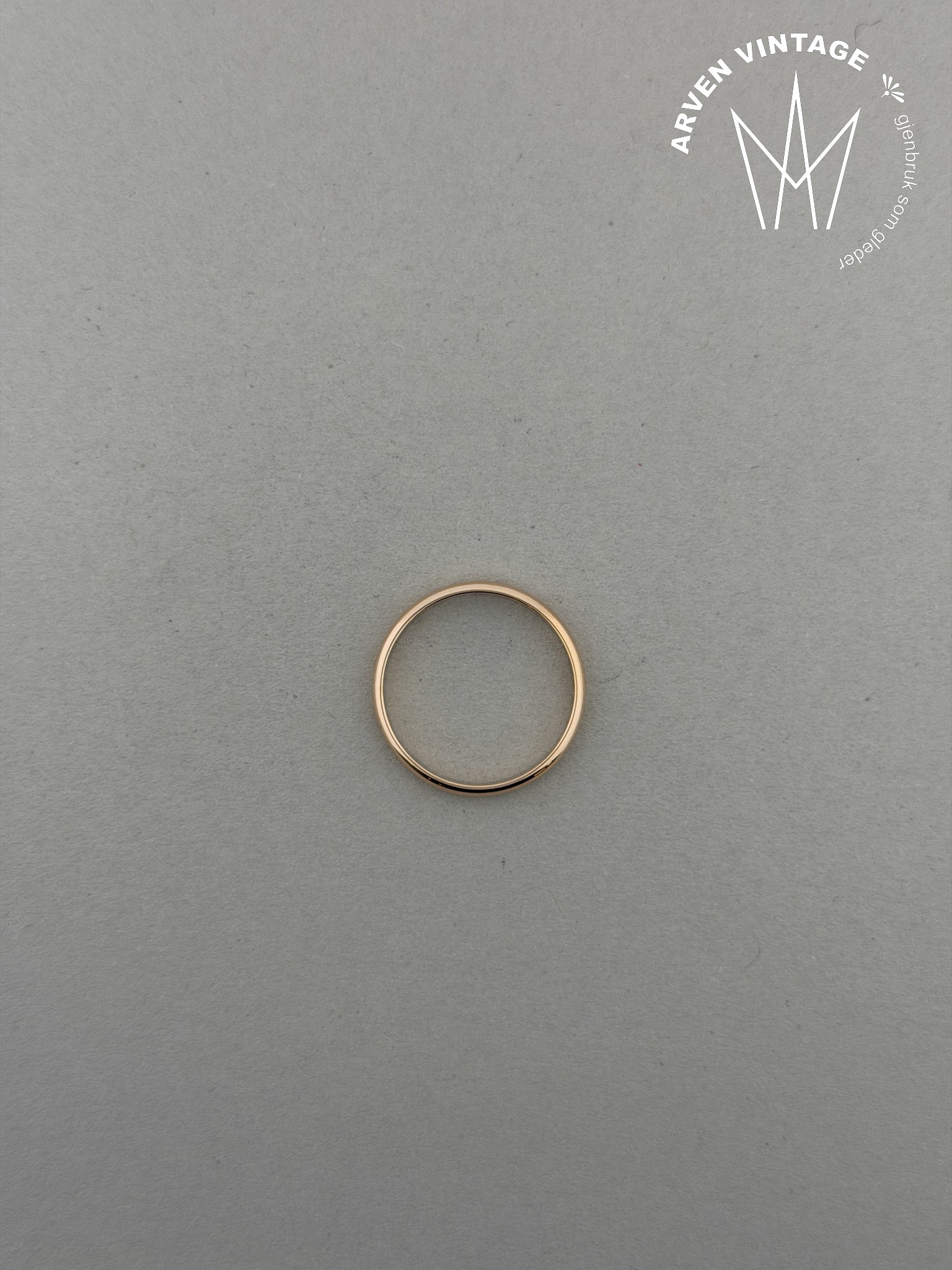 Vintage glatt ring str 64