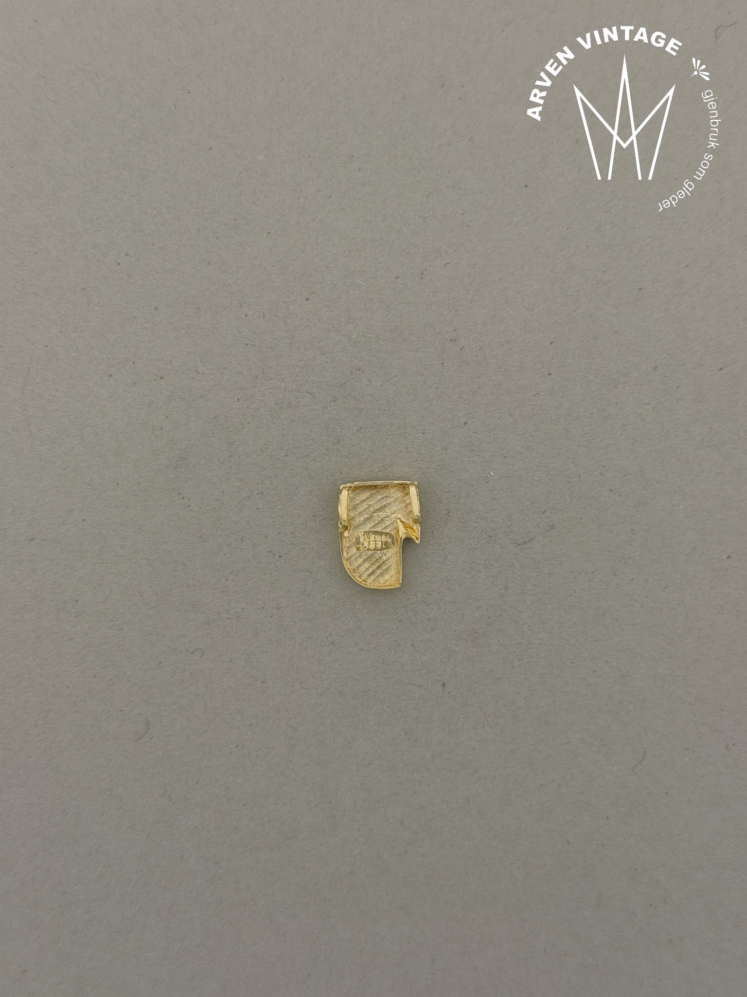 Vintage anheng gult gull