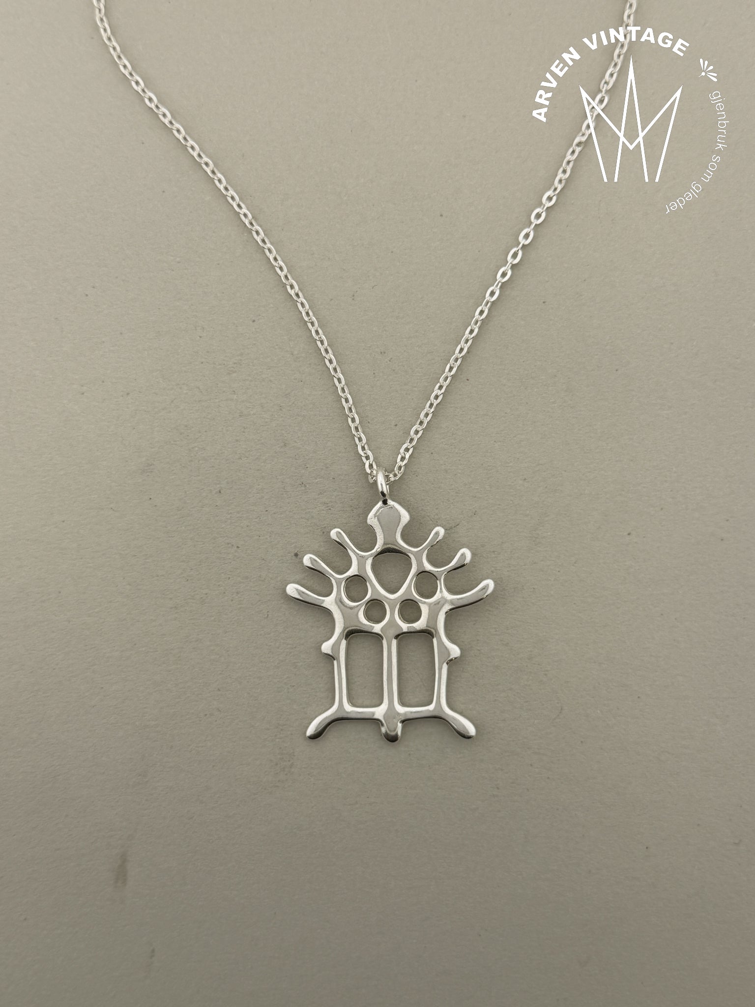 Vintage Juhls sølv halssmykke nr 52