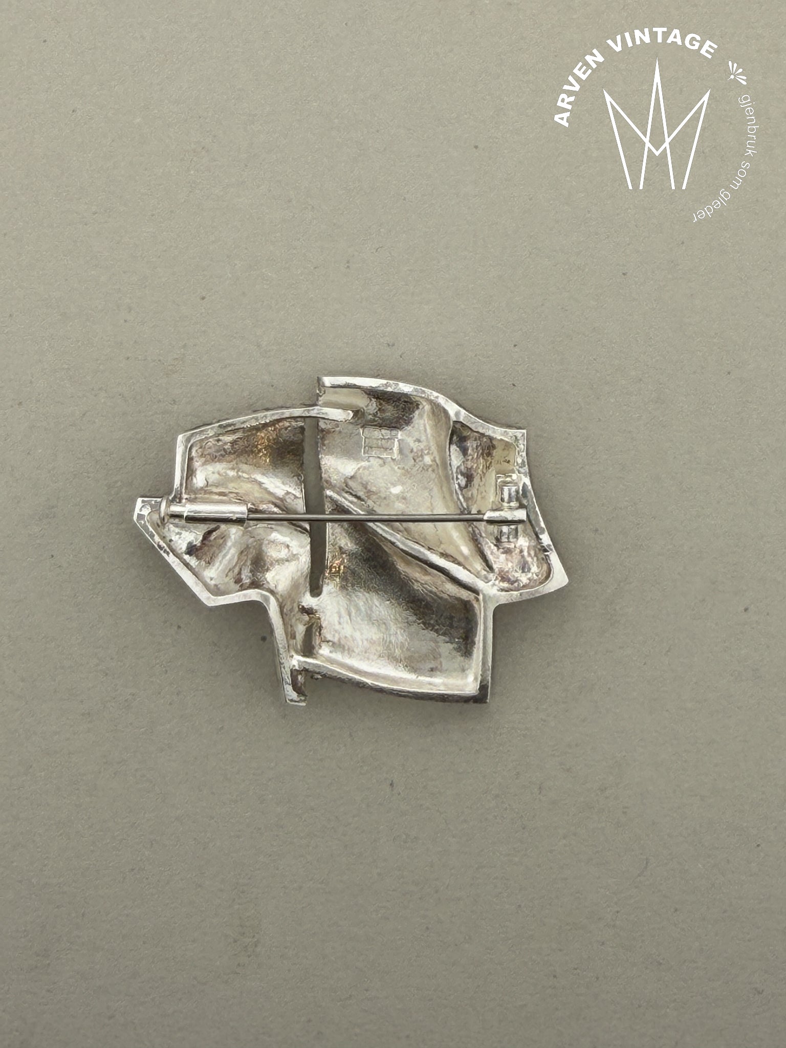 Vintage Lapponia sølvbrosje