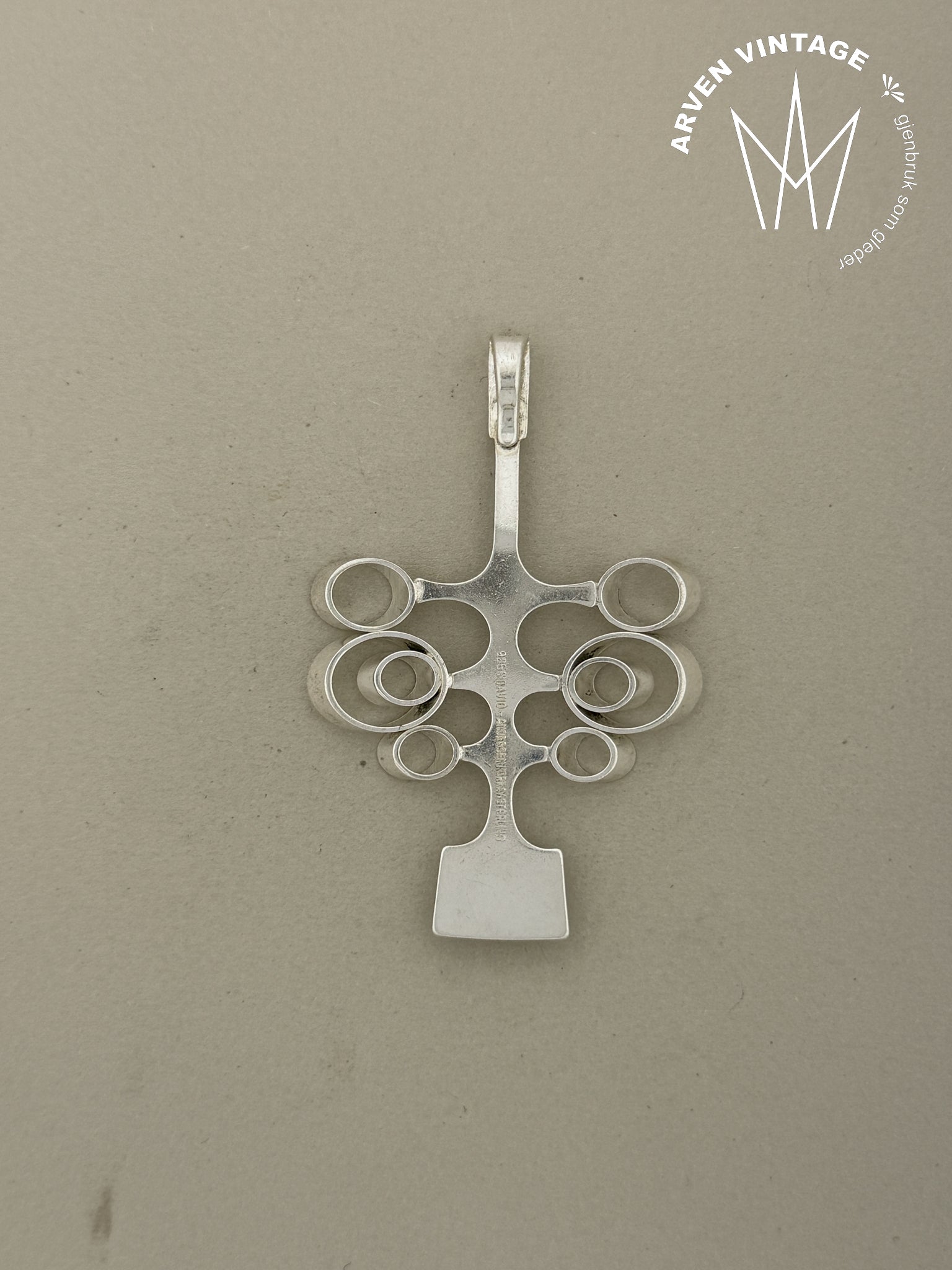 Vintage David-Andersen sølv anheng