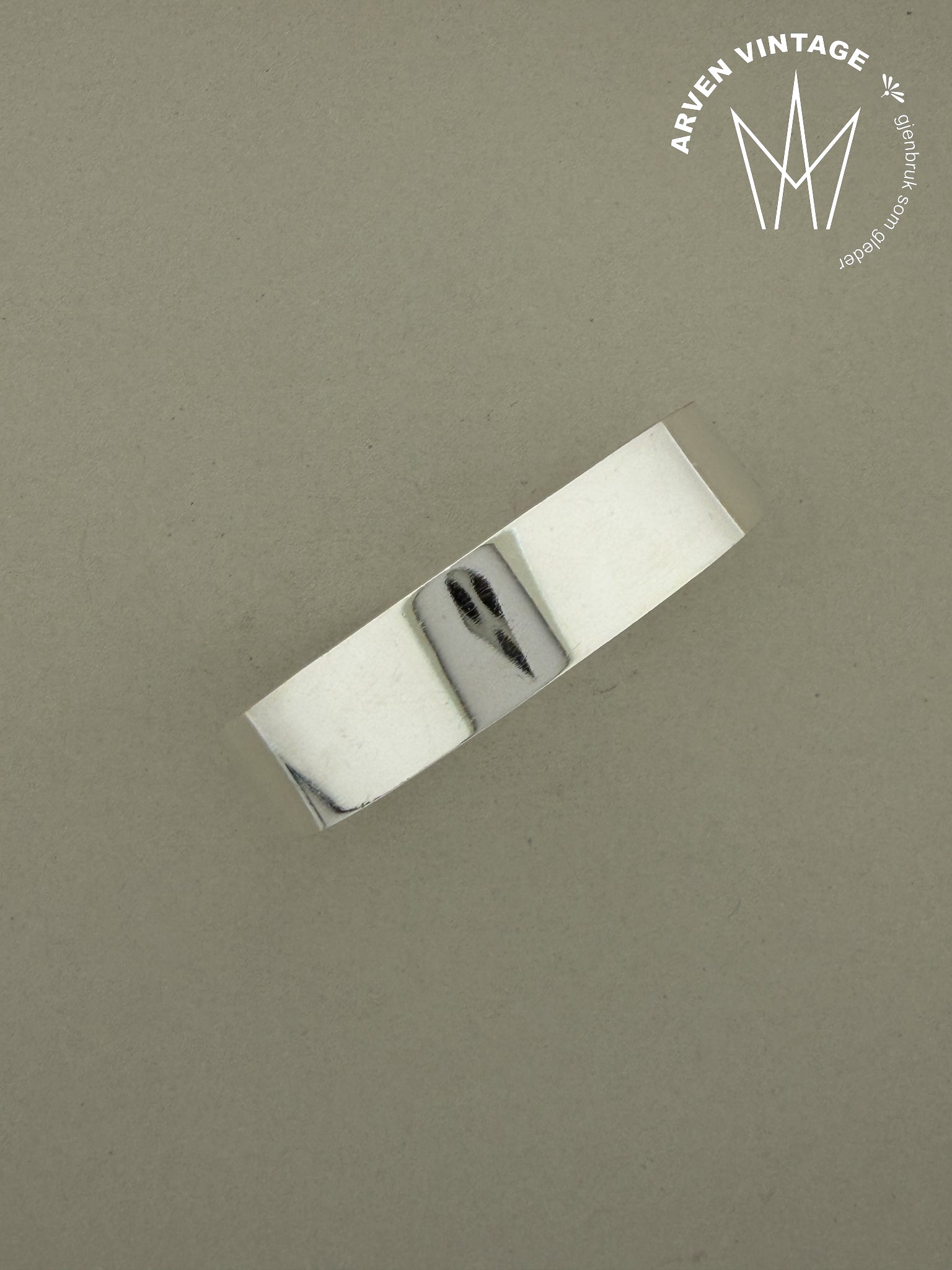 Vintage sølvarmbånd 17cm