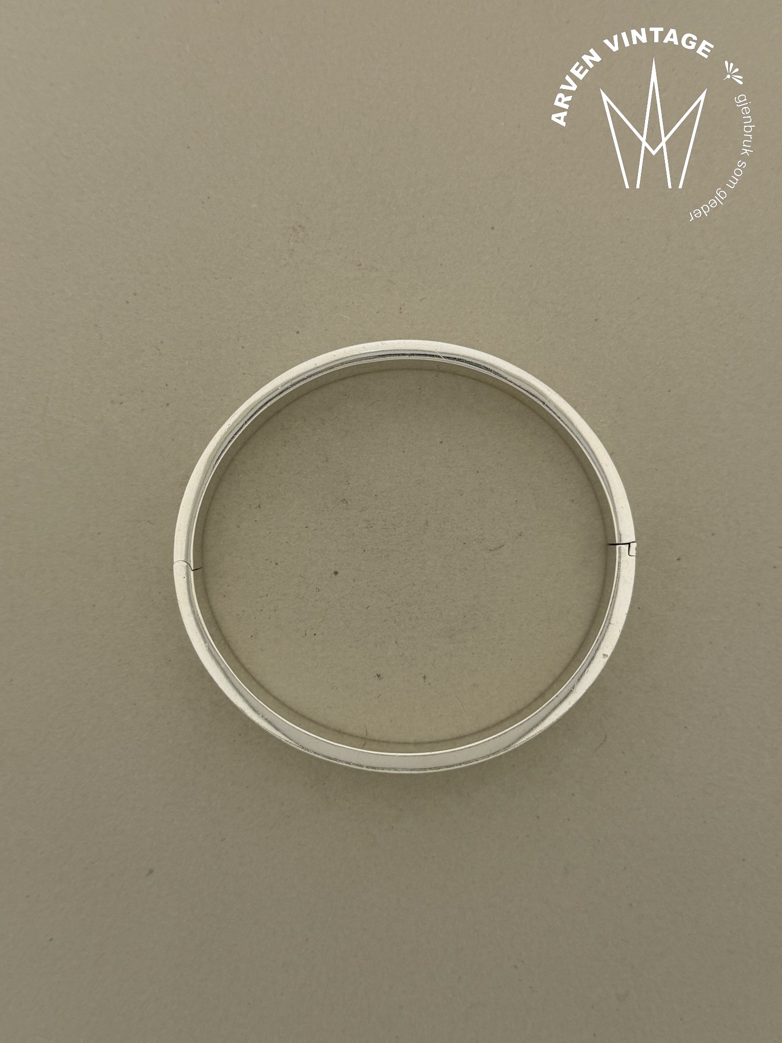 Vintage sølvarmbånd 19cm