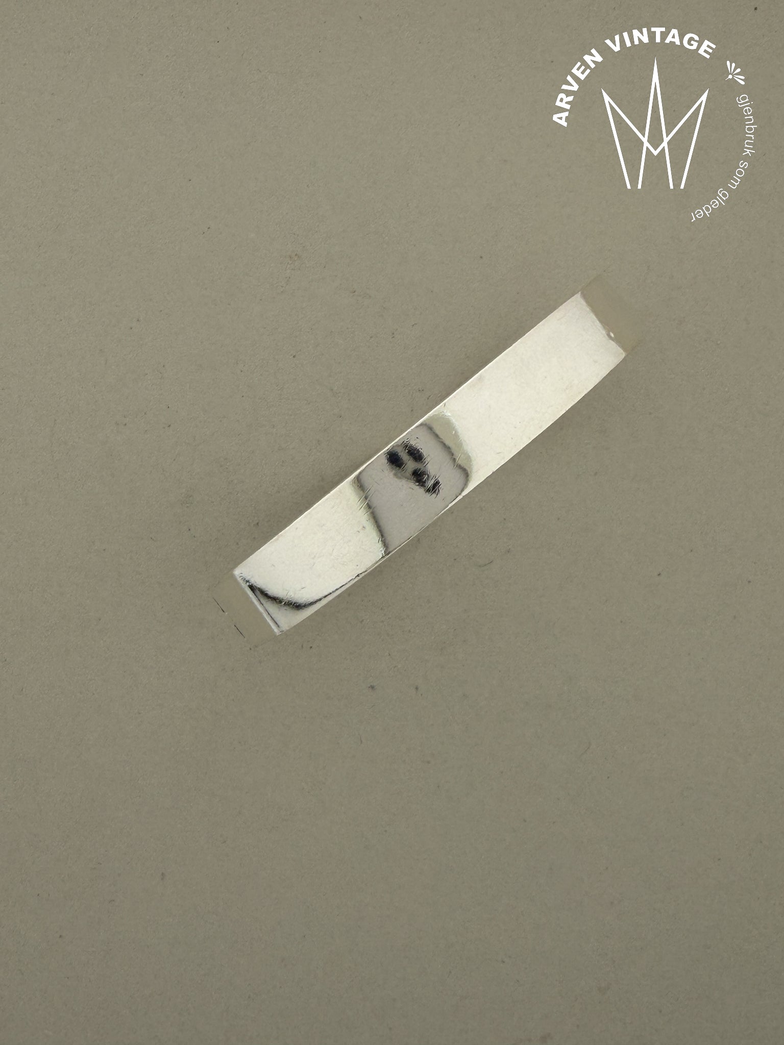 Vintage sølvarmbånd 19cm