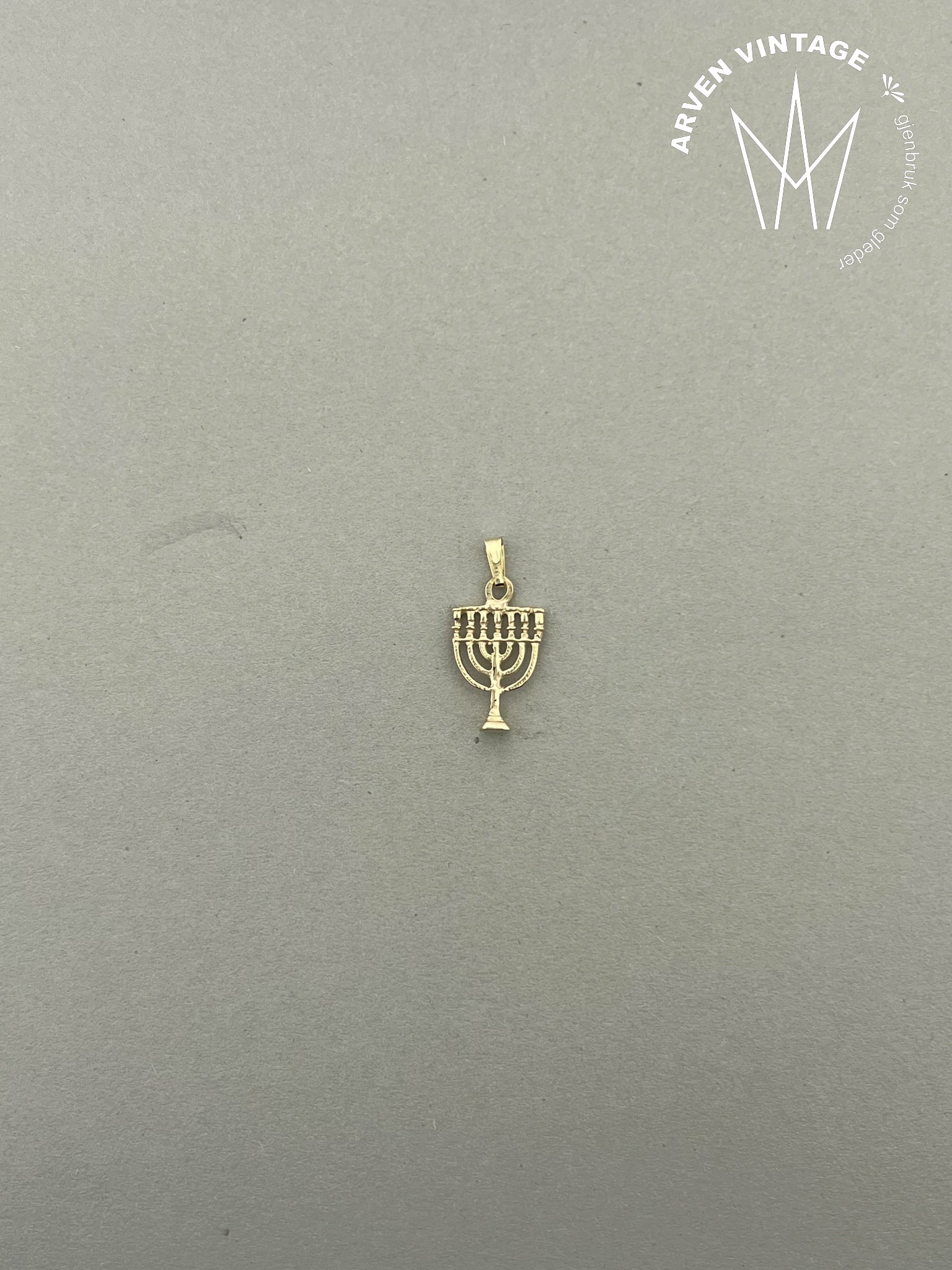 Vintage anheng gult gull