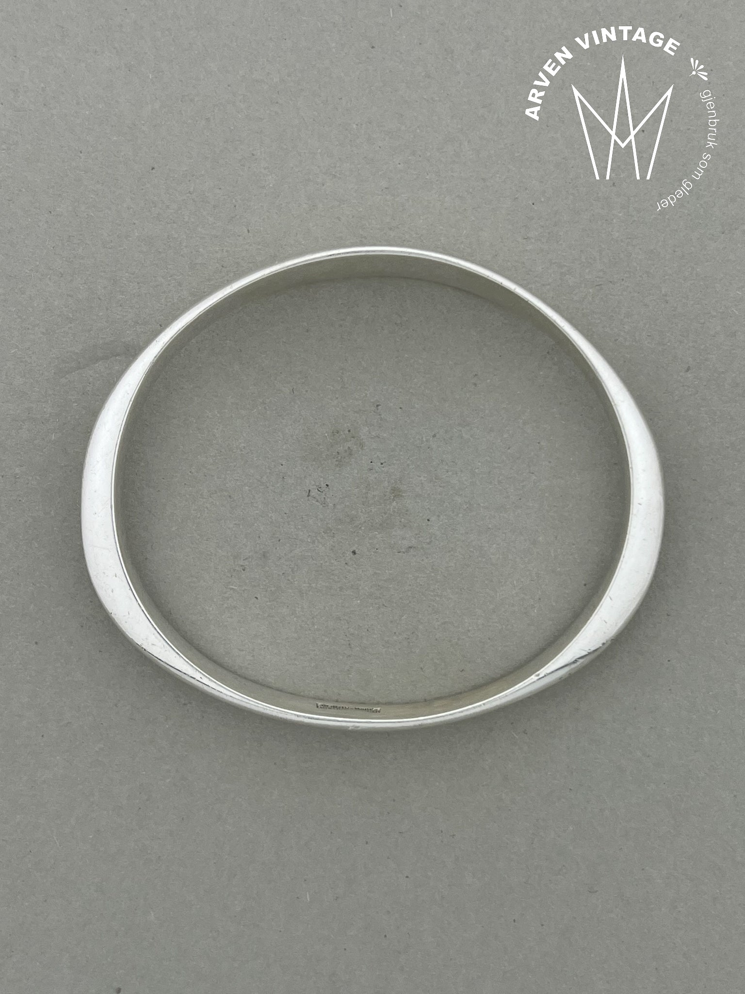 Vintage David-Andersen sølv armring 20cm