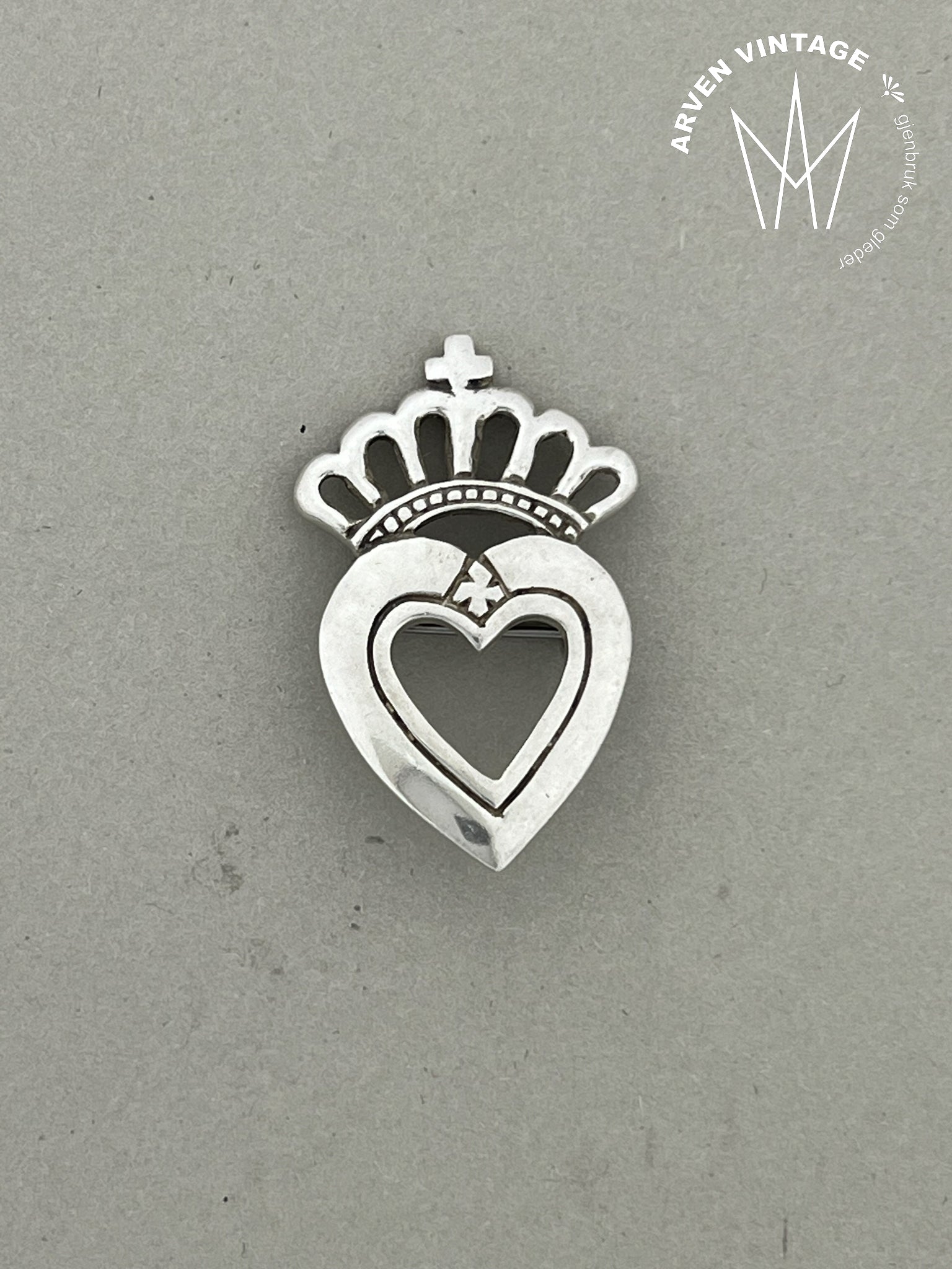 Vintage hjertesølje