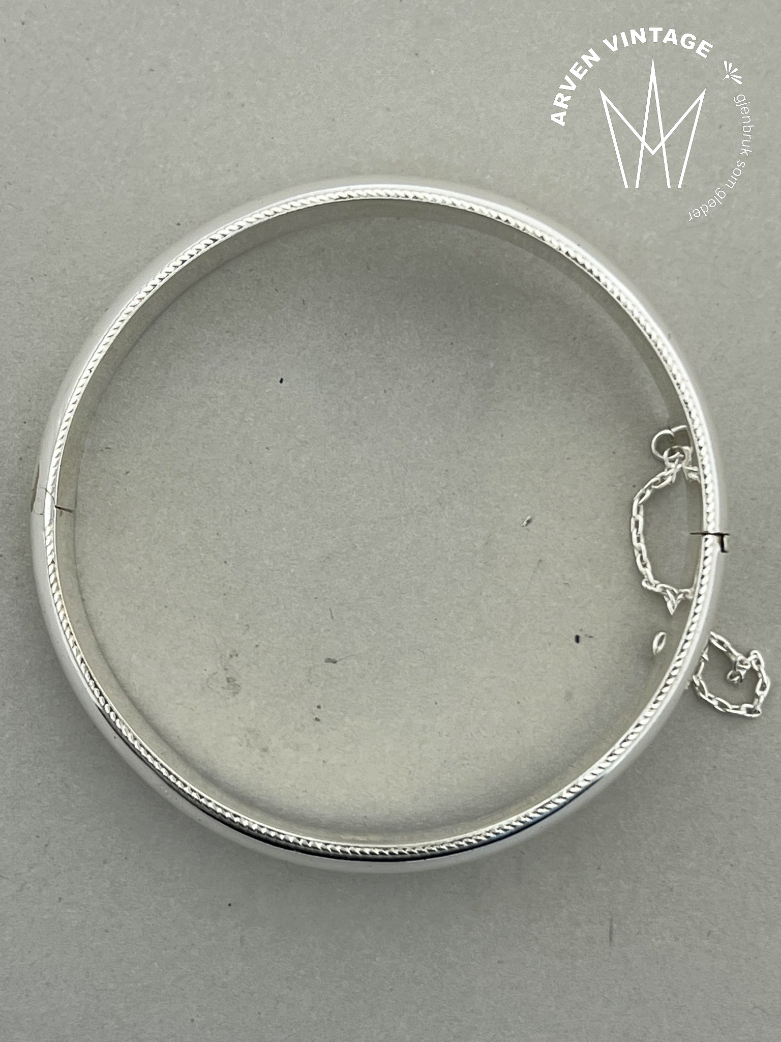 Vintage sølv armring