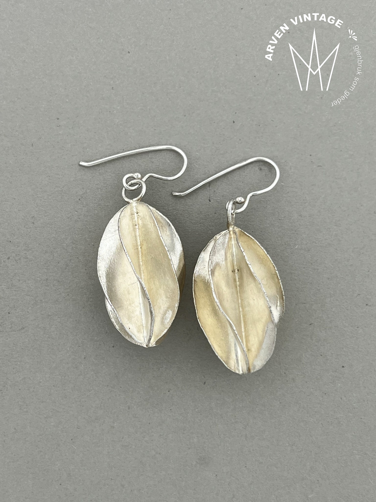 Vintage sølv ørepynt