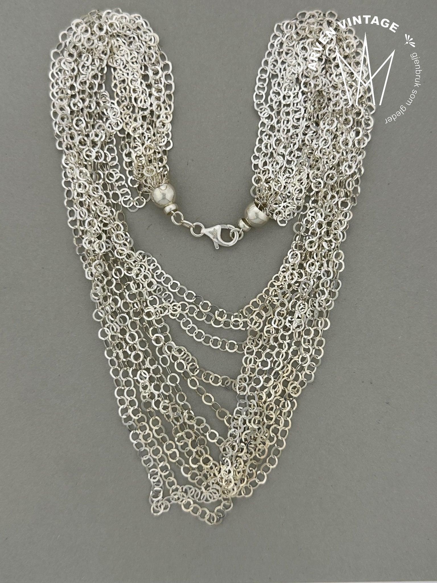Vintage sølv halssmykke