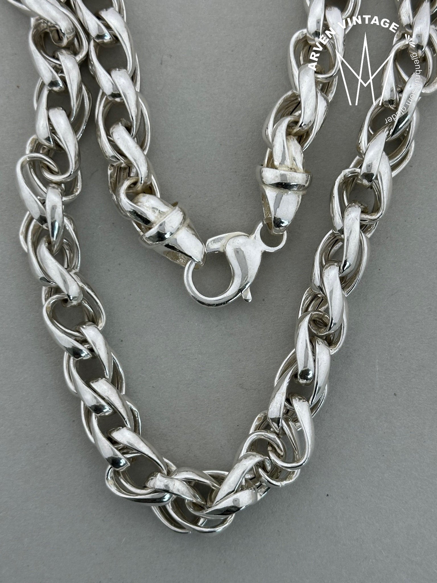 Vintage sølv halssmykke