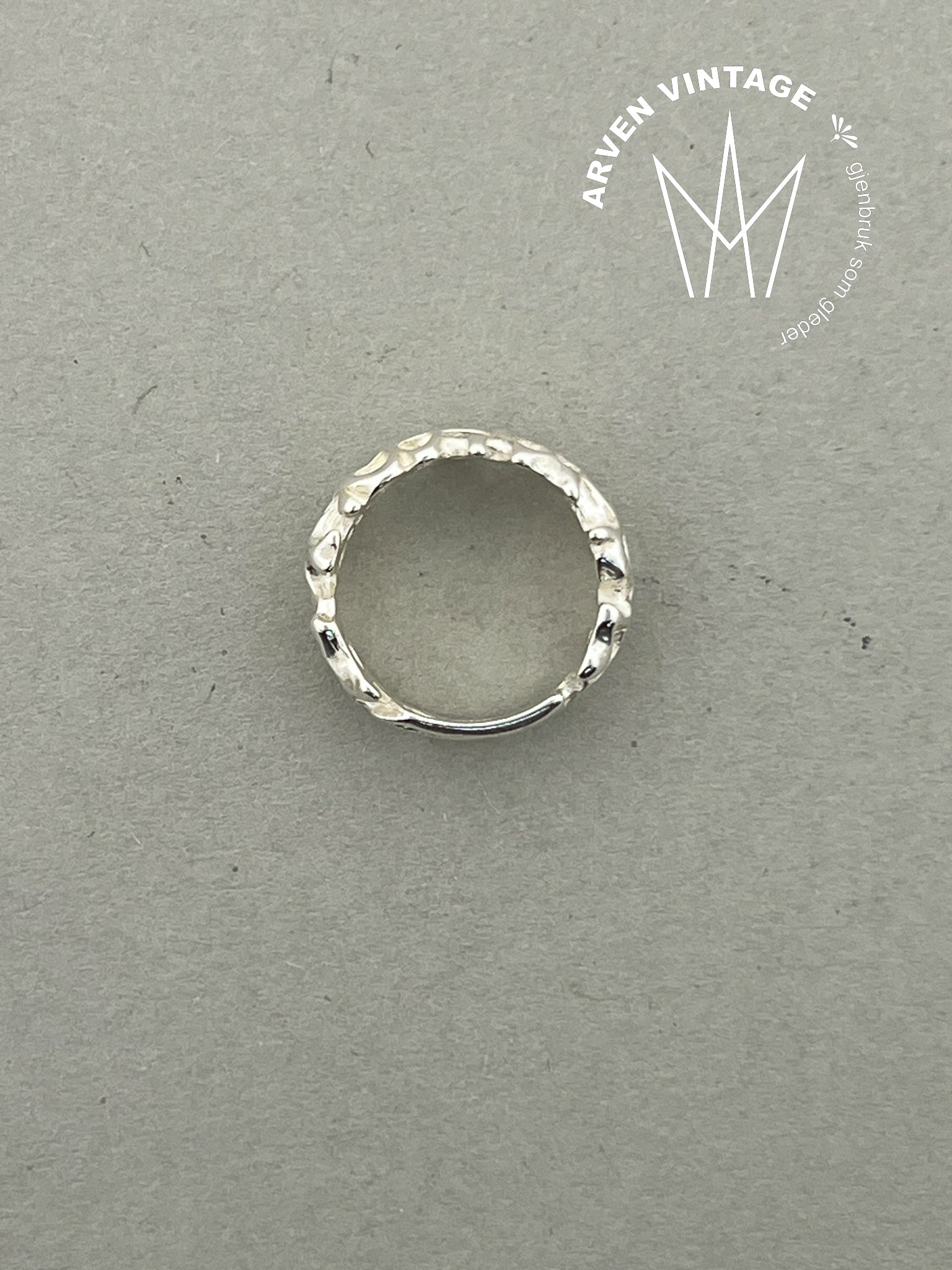 Vintage Juhls sølvring No. 610 str. 50