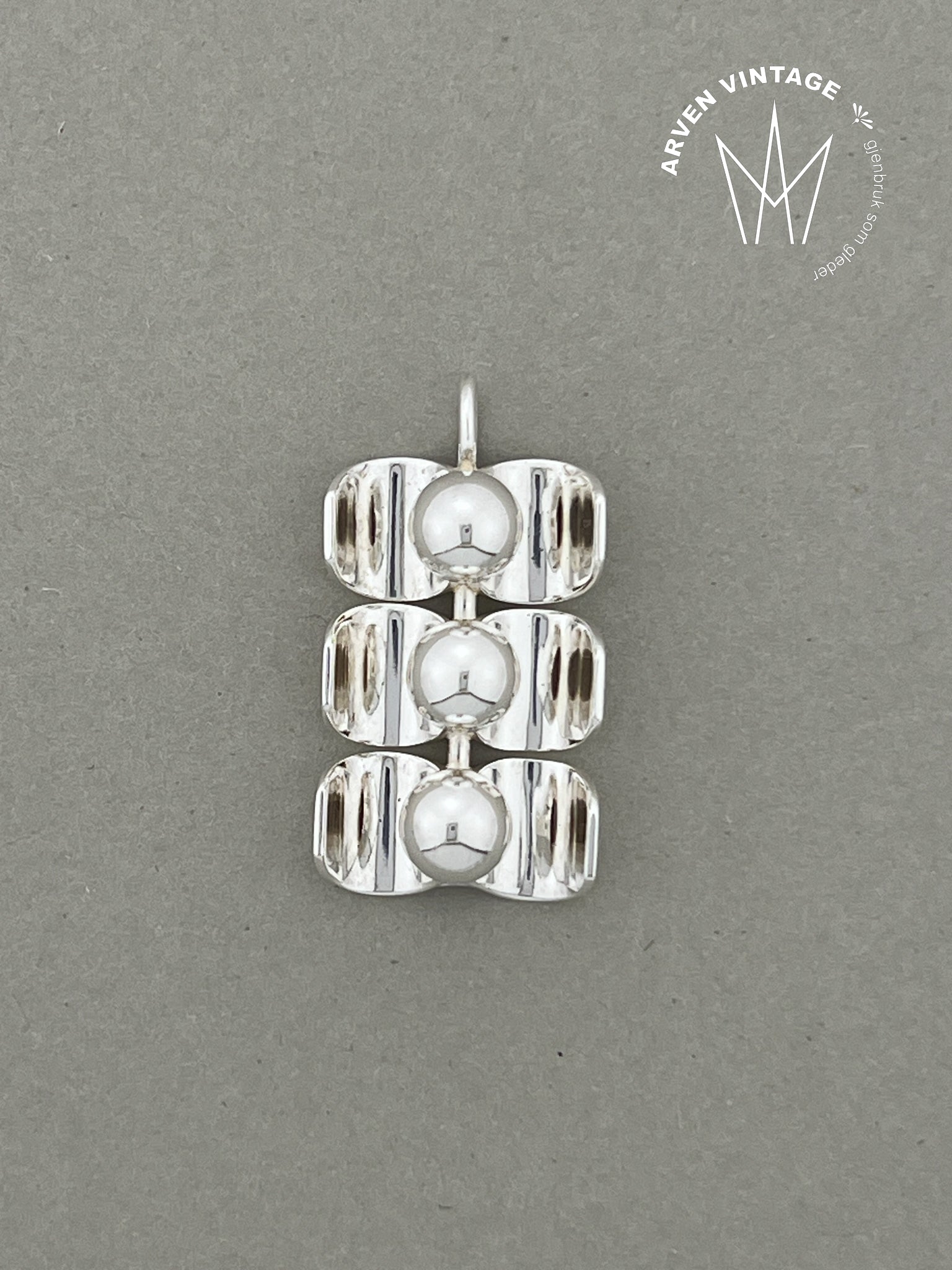 Vintage sølv anheng av Salovaara